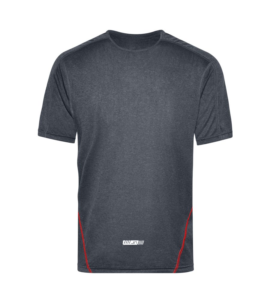 James & Nicholson Laufshirt Doppelpack Herren Kurzarm Laufshirt Running T-Shirt JN472 (Doppelpack, 2er-Pack) Atmungsaktiv und Feuchtigkeitsregulierend