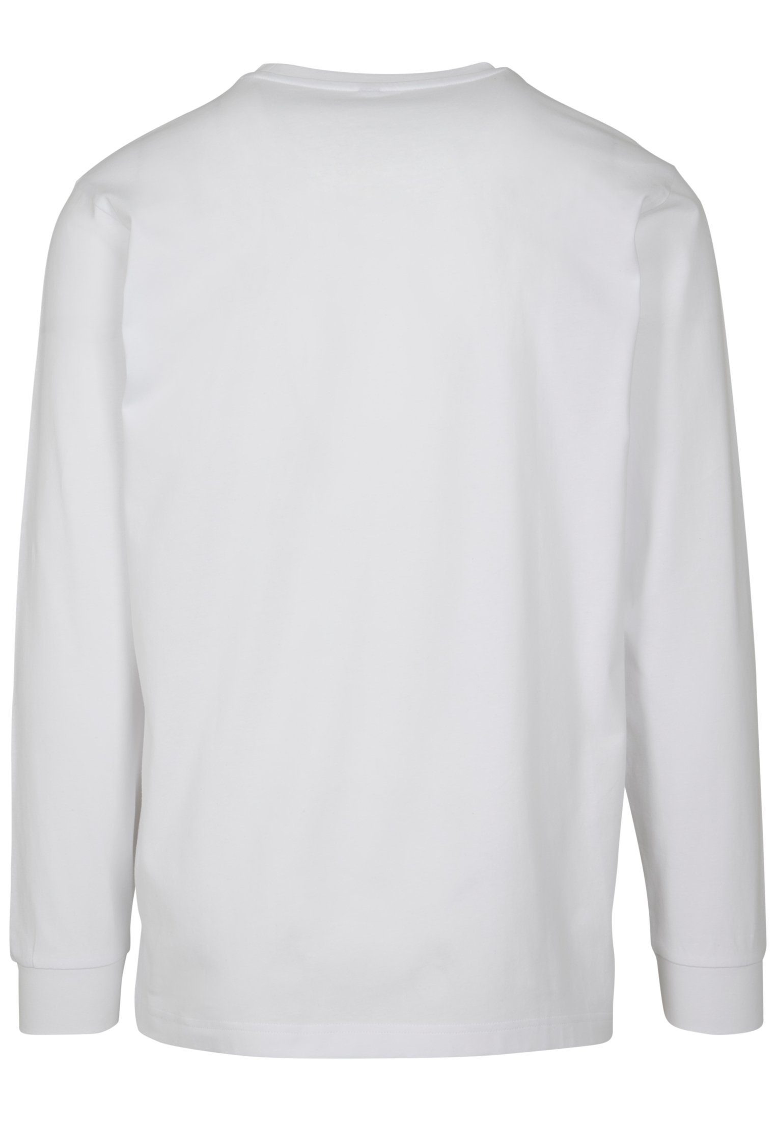 Longsleeve white T-Shirt Pray Herren (1-tlg) MisterTee