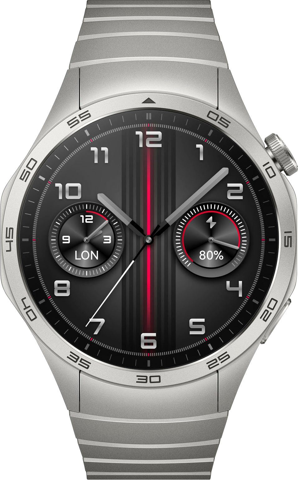 Huawei Watch GT4 46mm Smartwatch (3,63 cm/1,43 Zoll) silber | Titan