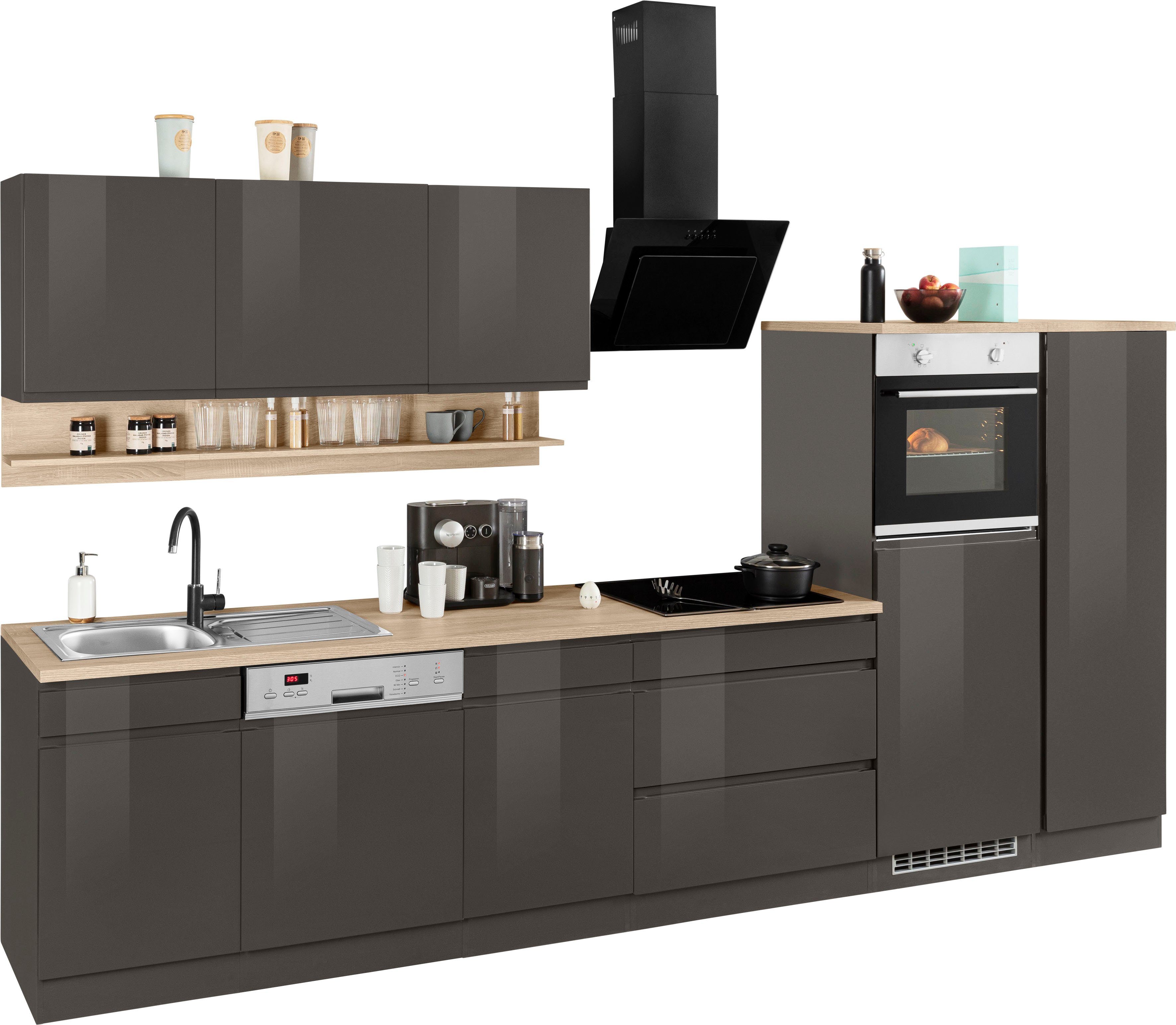 KOCHSTATION Küchenzeile KS-Virginia, Breite 350 cm, günstig online kaufen