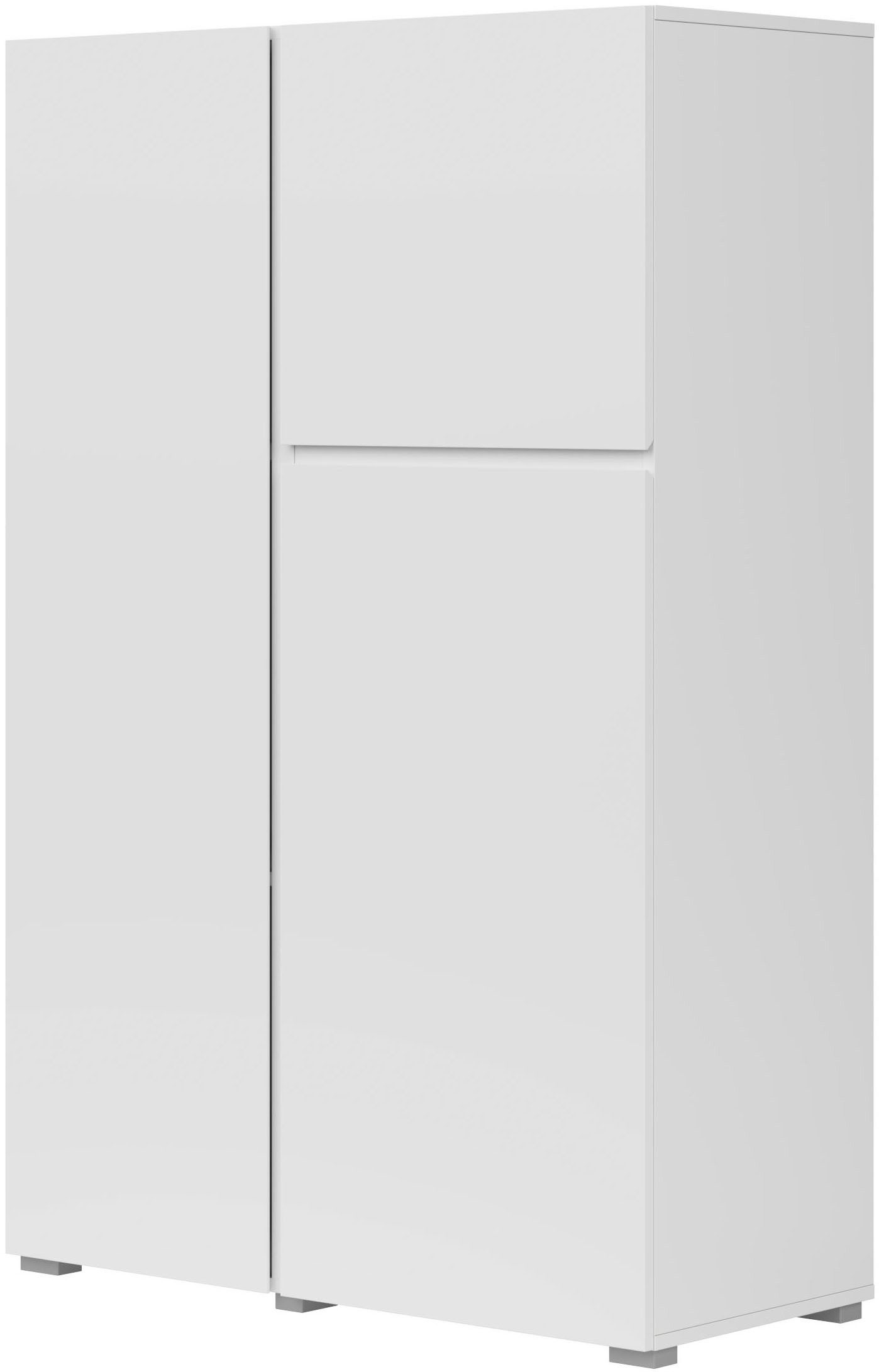 INOSIGN Highboard Metric, Breite 92cm, moderne grifflose Hochkommode 3 Türe günstig online kaufen