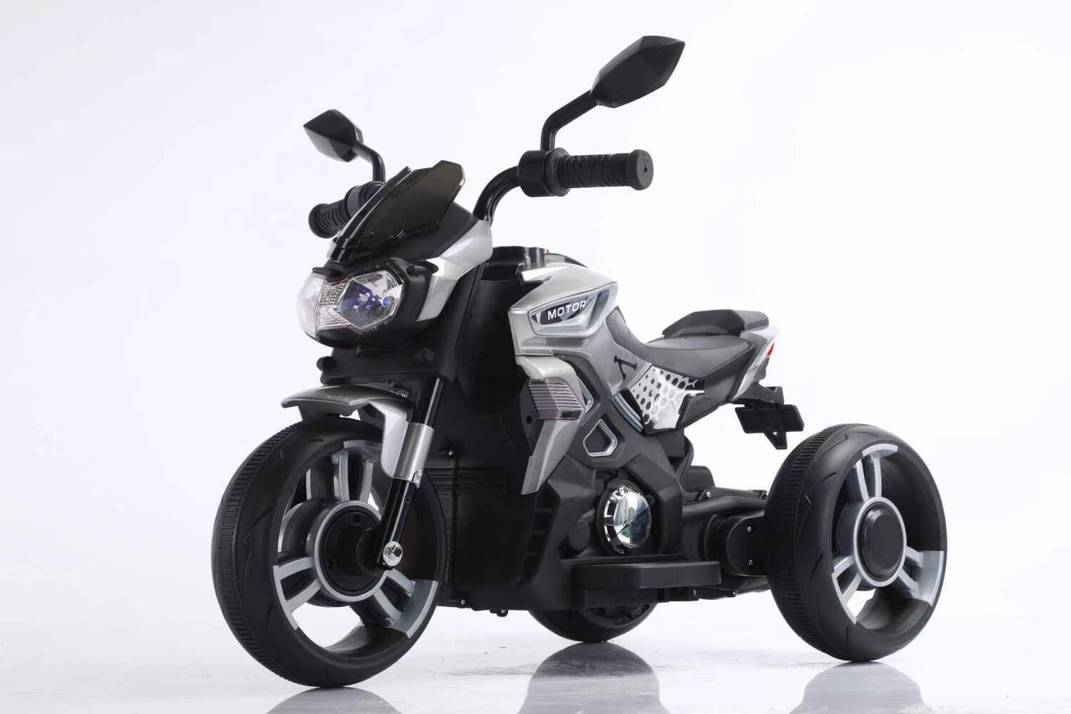 BoGi Elektro-Kinderauto 3-Rad mit Musik und Licht – 6V Elektrofahrzeug, in Farben