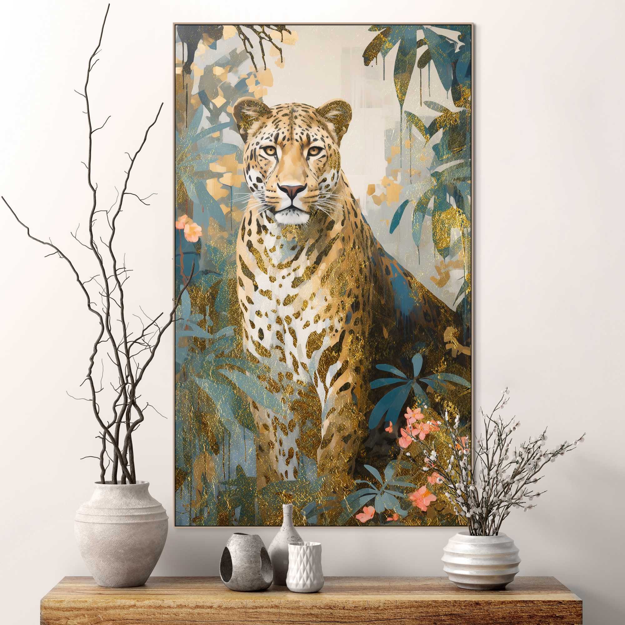 Reinders! Wandbild Gold Cat