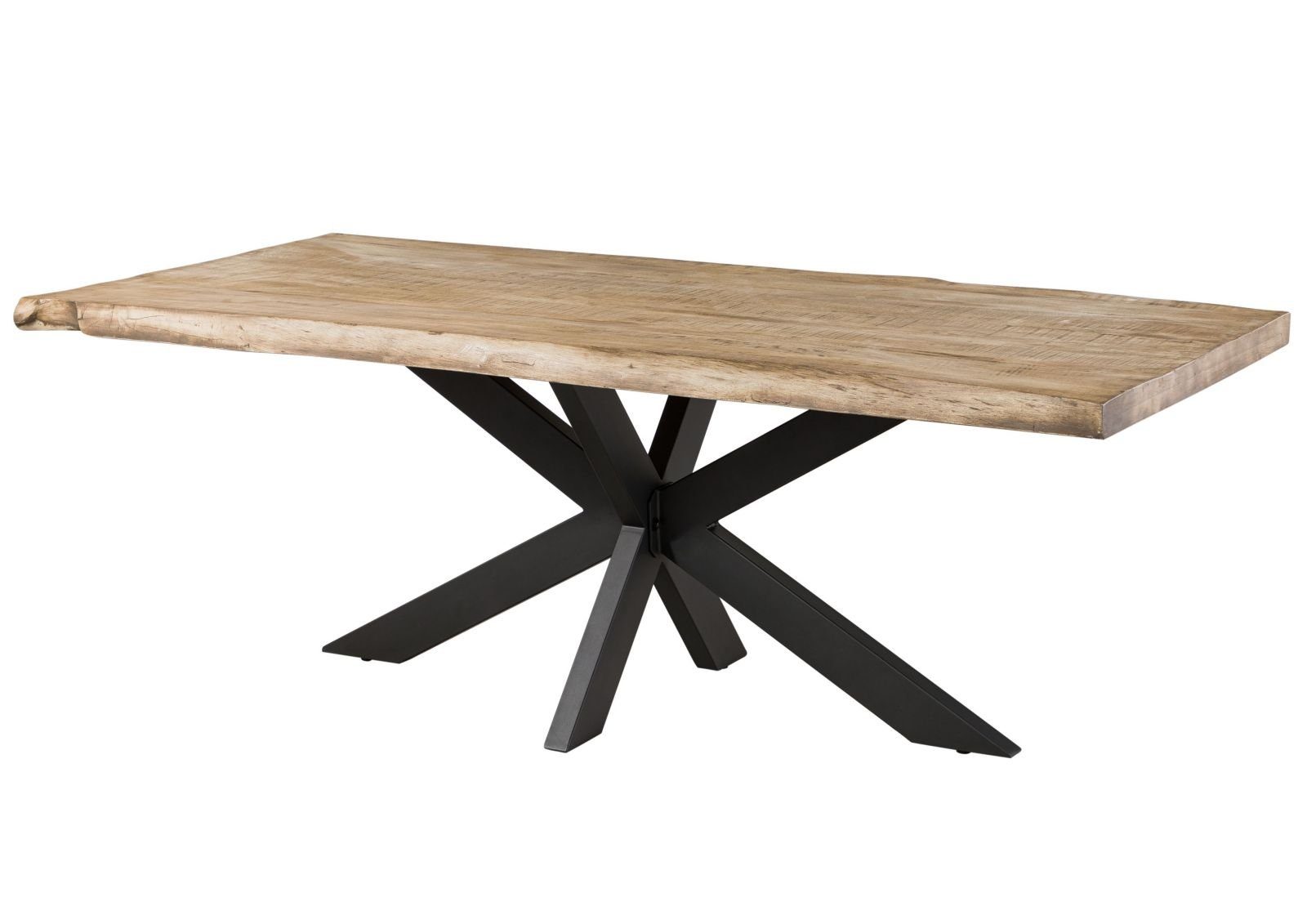 Massivmoebel24 Baumkantentisch FREEFORM (200x100x77 Mango, Baumkantentisch günstig online kaufen