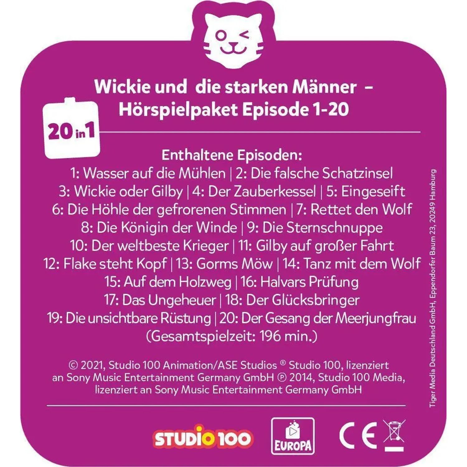 Tiger Media Deutschland GmbH Hörspiel tigercards Multicard Multicard - Wickie und die starken Männer - 3...