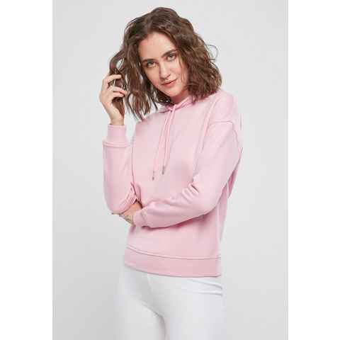 URBAN CLASSICS Rundhalspullover Urban Classics Damen Ladies Hoody (1-tlg)