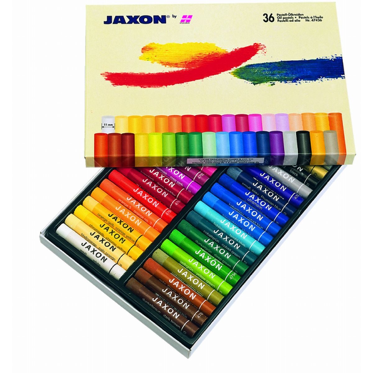 JAXON Kreidemarker JAXON Ölpastellkreiden 36 Stück