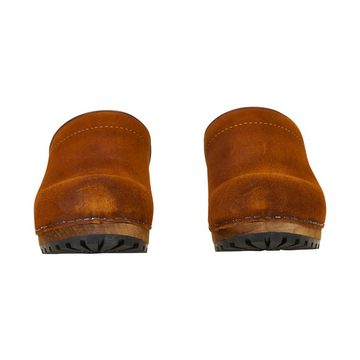 Sanita Wood-Nanna Closed Clog Cognac Sandale