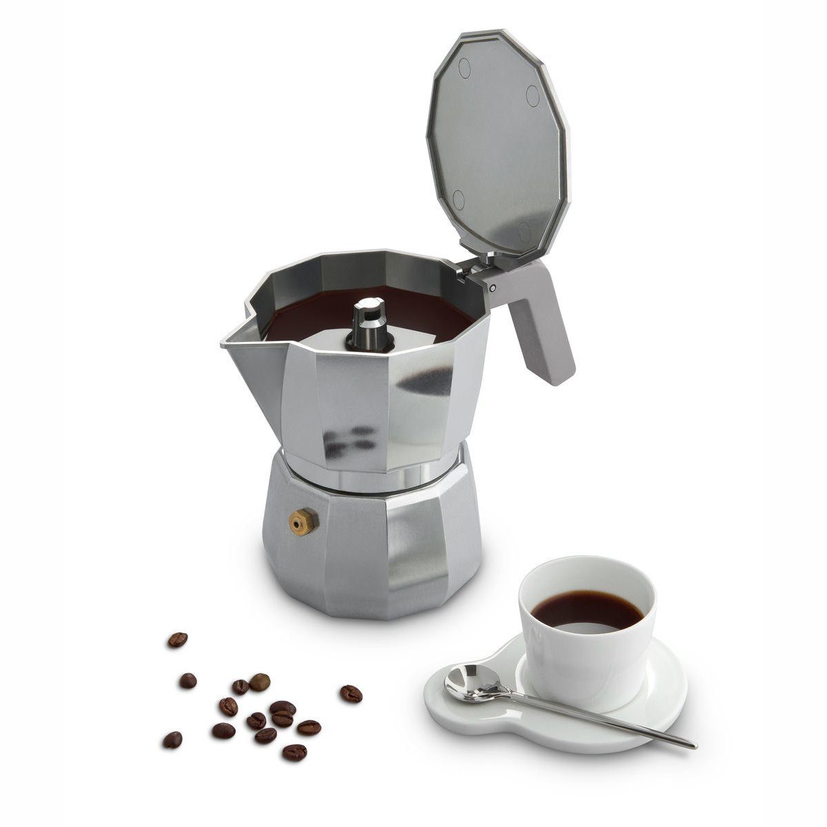 Alessi Espressokocher, 0.15l Kaffeekanne, Nicht für Induktion geeignet