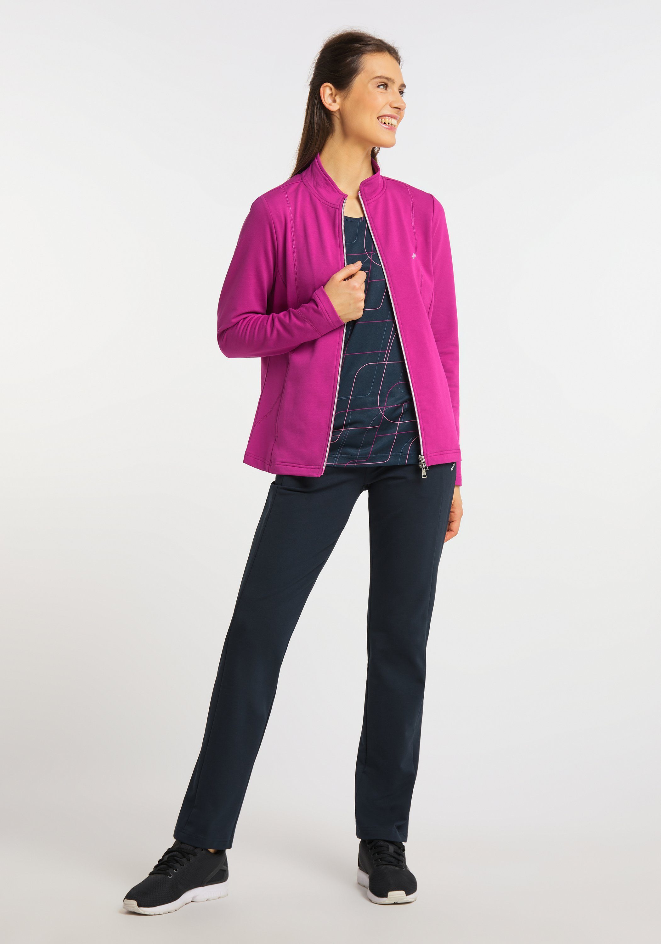 Sportswear fuchsia Joy Trainingsjacke DORIT dark Jacke