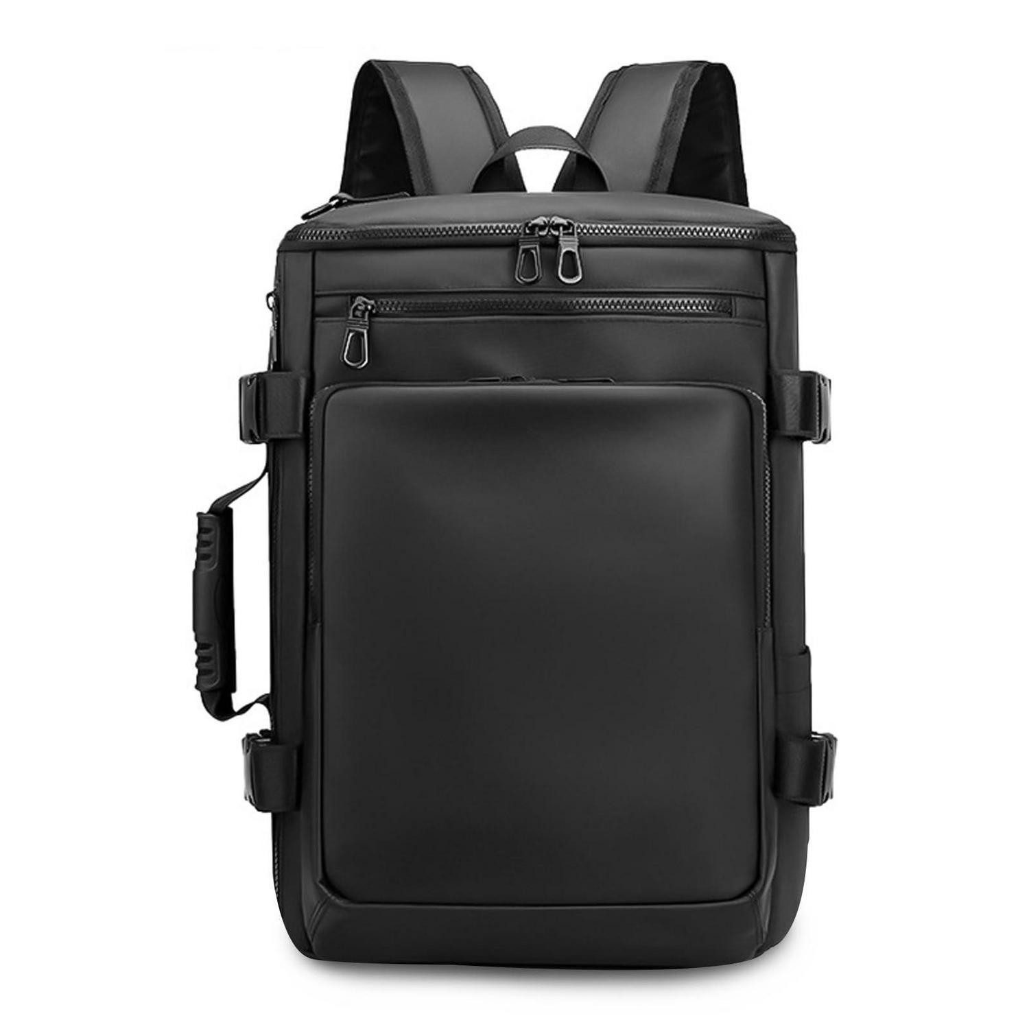 LuxusKollektion Laptoprucksack Rucksack Herren Convertible Laptoptasche Schwarz