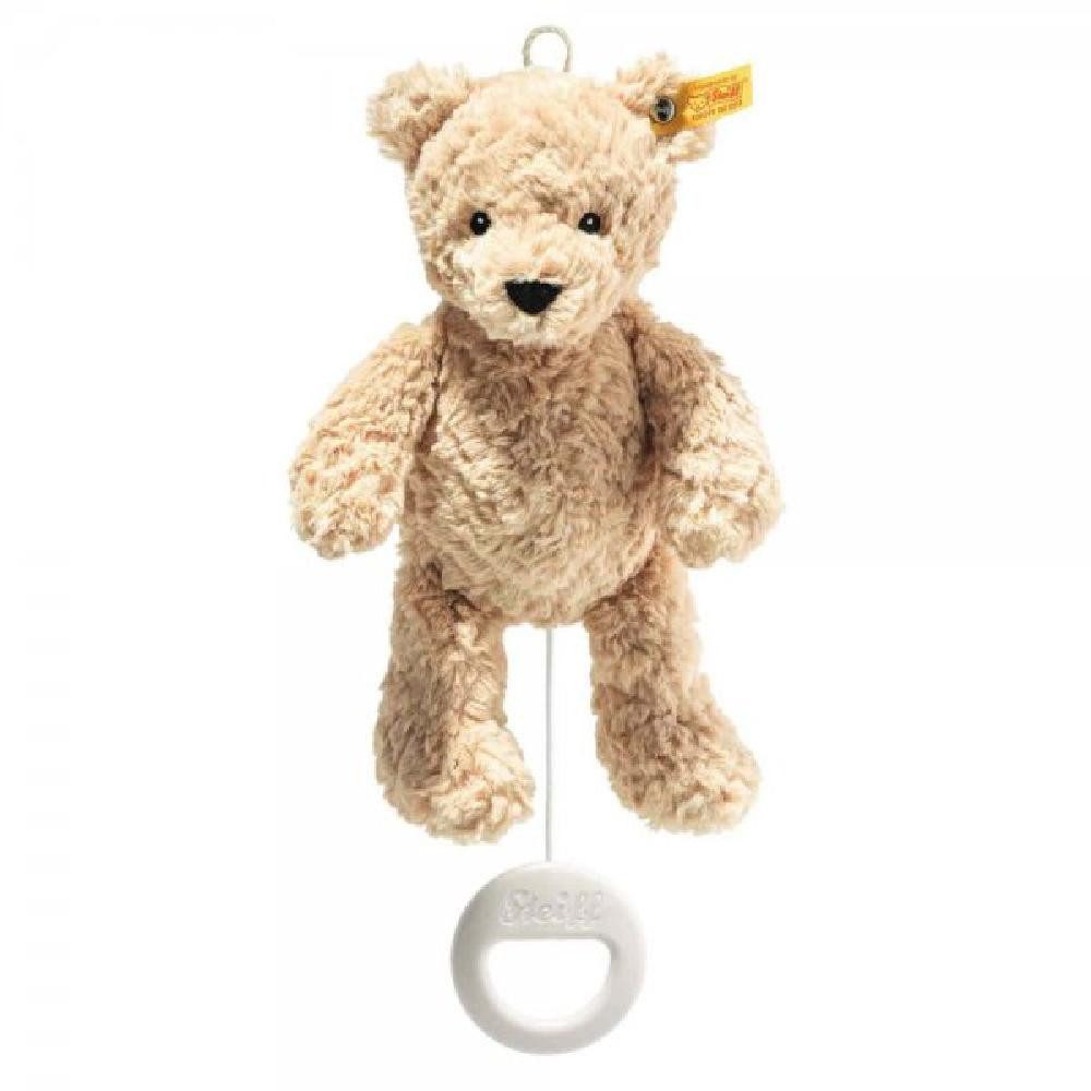 Steiff Kuscheltier Spieluhr Soft Cuddly Friends Teddybär Jimmy Hellbraun