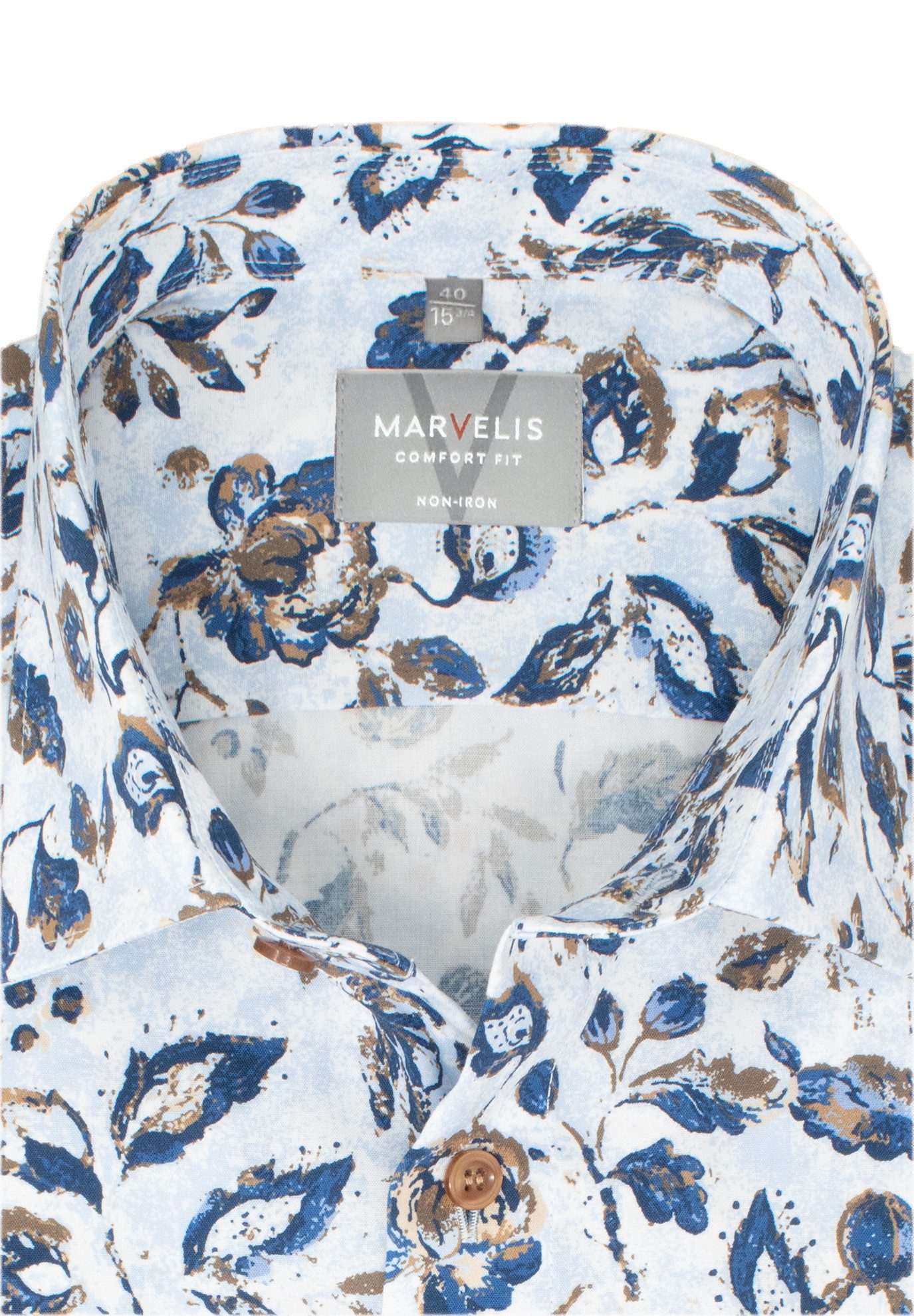 MARVELIS Businesshemd Comfort Fit bequeme Schnittführung günstig online kaufen