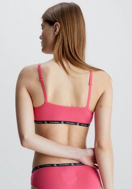 Calvin Klein Underwear Bralette-BH UNLINED BRALETTE 2PK (Packung, 2-tlg., 2er-Pack) mit klassischem CK-Logobündchen