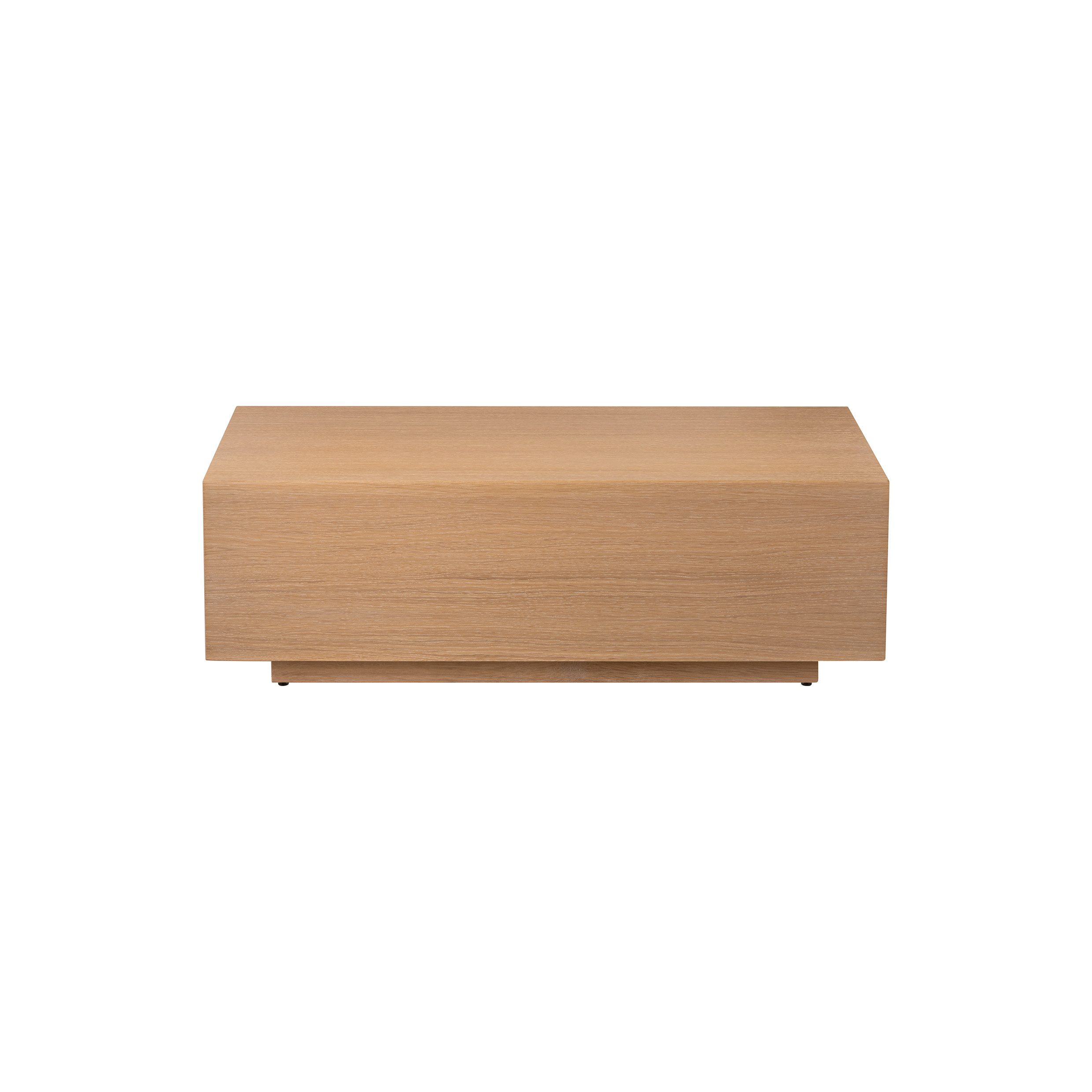 blomus Couchtisch -GOBA- Sofatisch, Sideboard, Abstelltisch: Indoor (1-St), Eichenholz, beweglich durch Podest, Hingucker