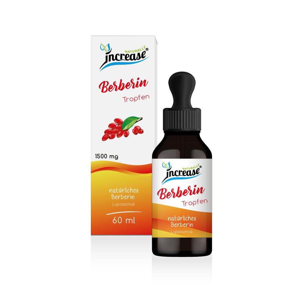 Liposomales Berberin hochdosiert - 1500mg Berberin pro Tag Tropfen