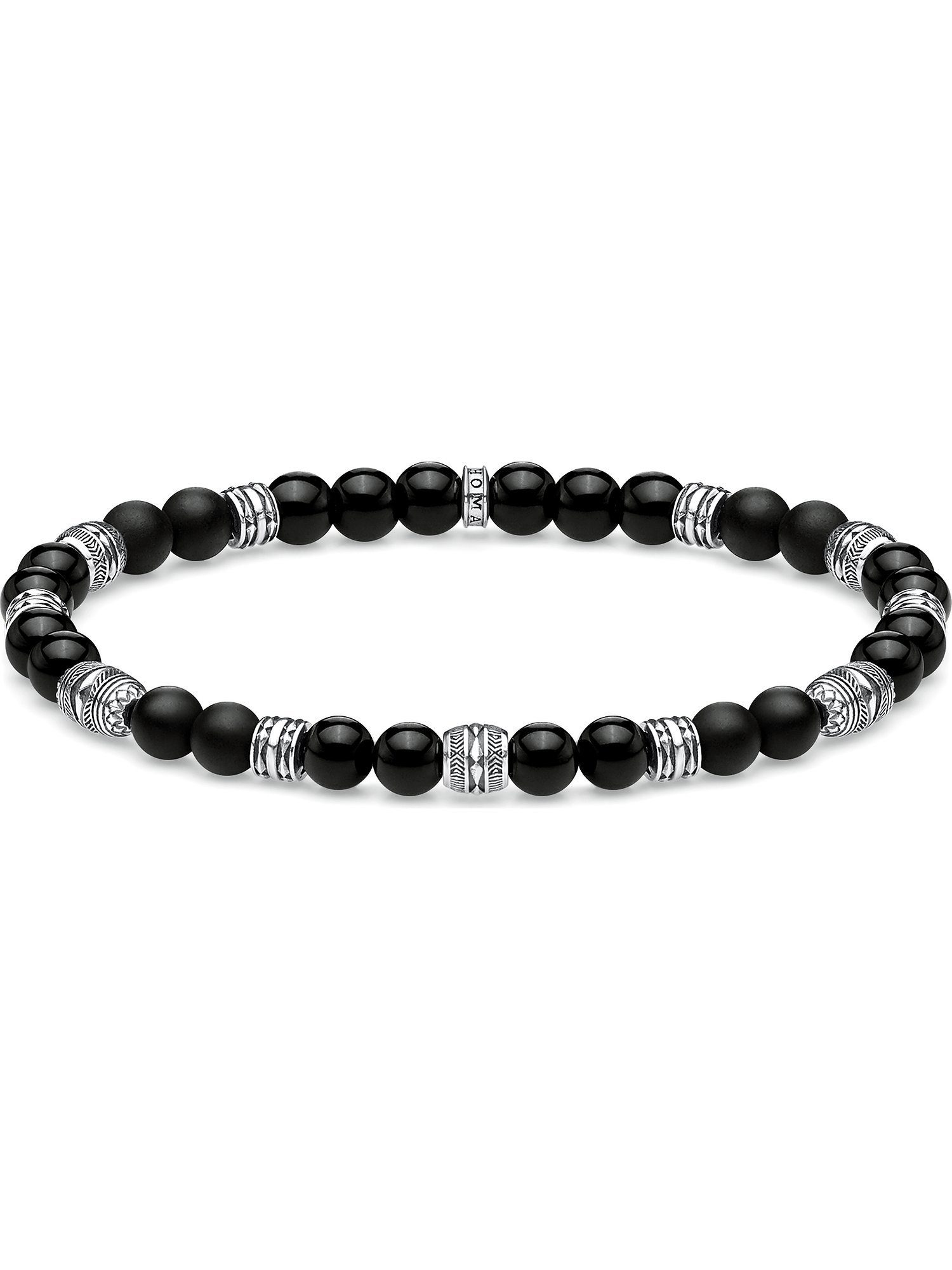 THOMAS SABO Silberarmband Thomas Sabo Armband 925er Silber Obsidian