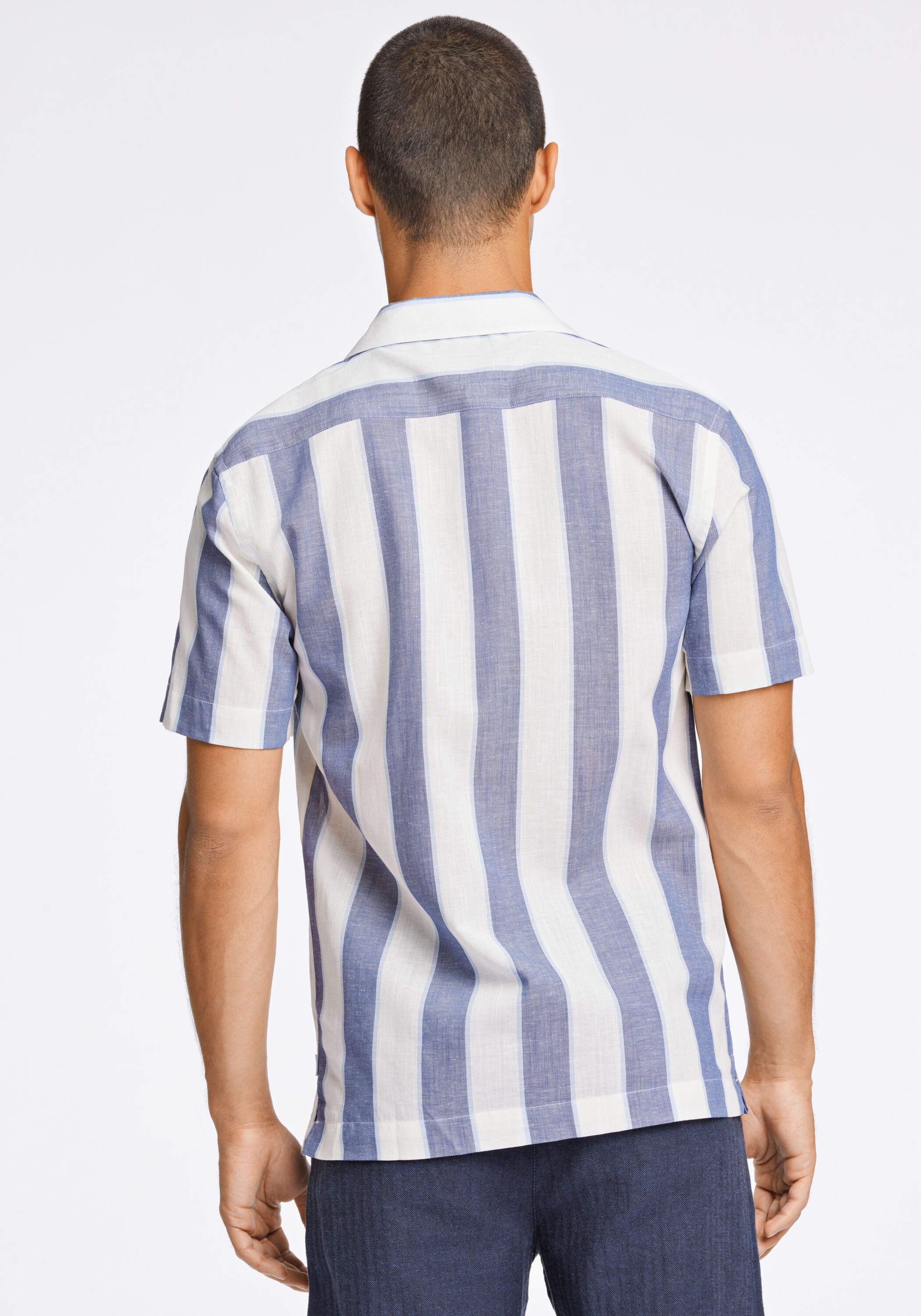LINDBERGH Leinenhemd Leinenhemd (Kurzarm) Relaxed Fit