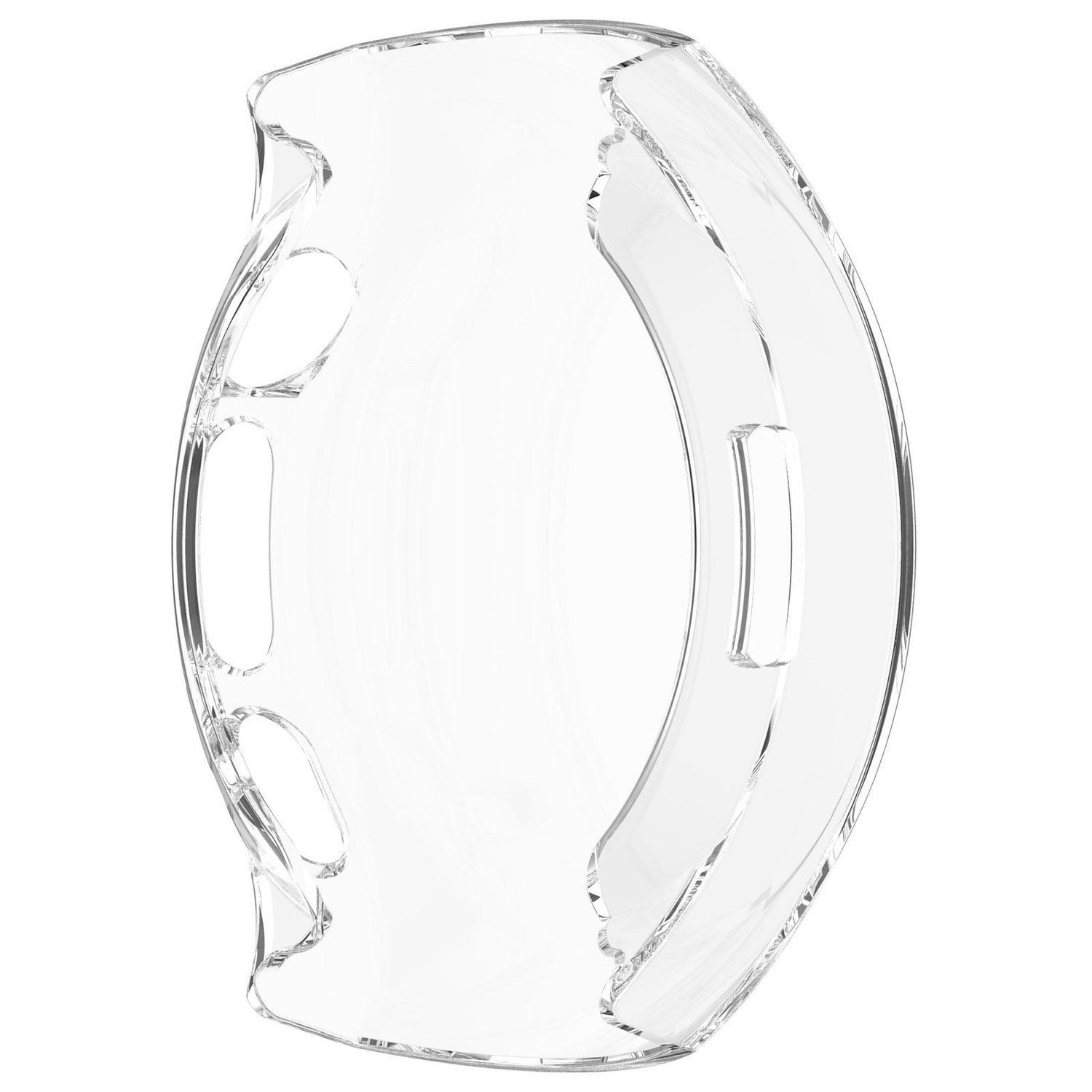 Wigento Smartwatch-Hülle Für Huawei Watch 5 46mm Electroplated Full Cover TPU Hülle Transparent, Full TPU Schutzhülle, nahtlose Passform – Bild 4 von 5
