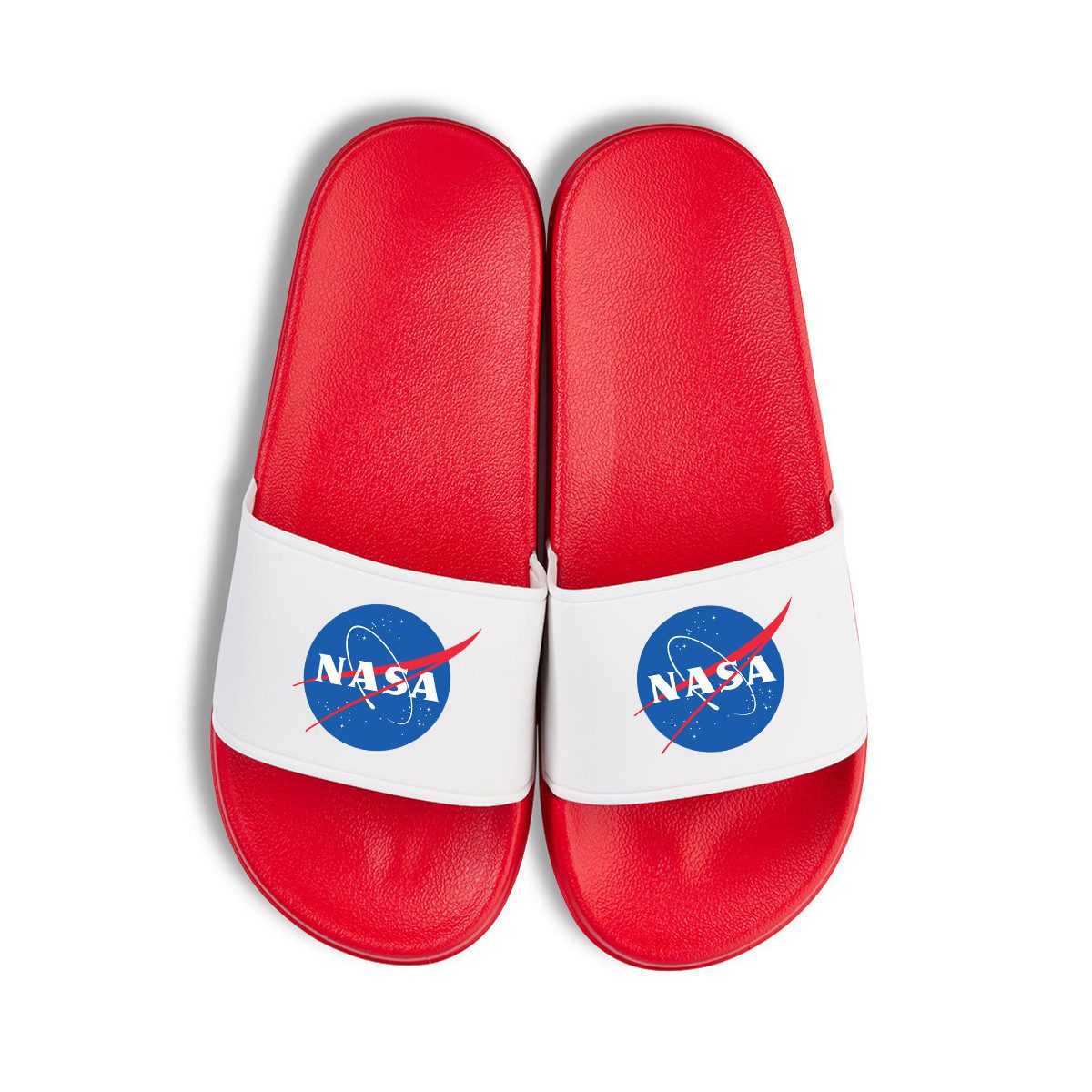 Youth Designz Nasa Unisex Badelatschen Flip Flops Badeschuh mit lustigen Logo für Damen & Herren