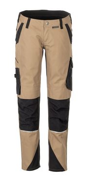 Planam Arbeitshose Damen Bundhose Norit sand/schwarz Größe 50 (1-tlg)