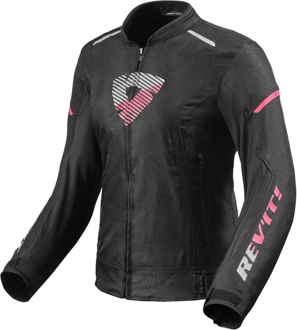 Revit Motorradjacke Sprint H20 Damen Motorrad Textiljacke Black/Pink