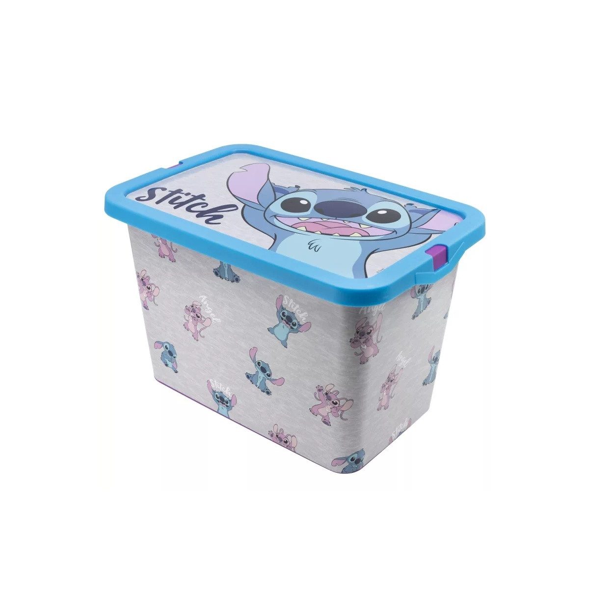 Disney Aufbewahrungsbox Disney Lilo und Stitch Angel Kunststoff-Aufbewahrungsbox 7 L