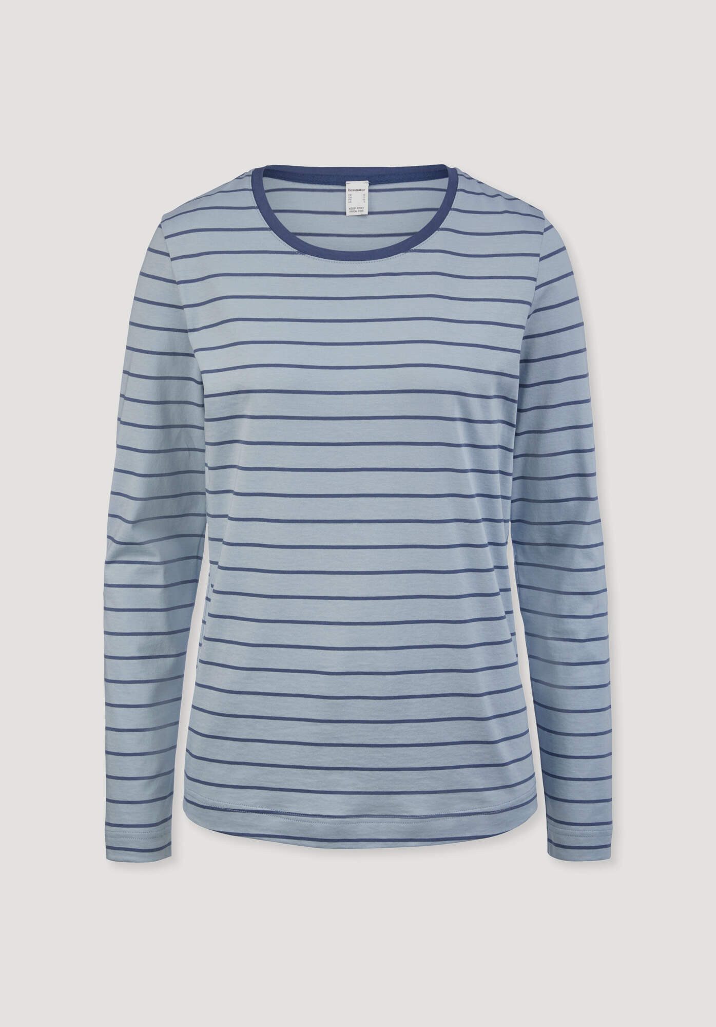 Hessnatur Pyjamaoberteil Langarm Regular aus reiner Bio-Baumwolle (1-tlg)