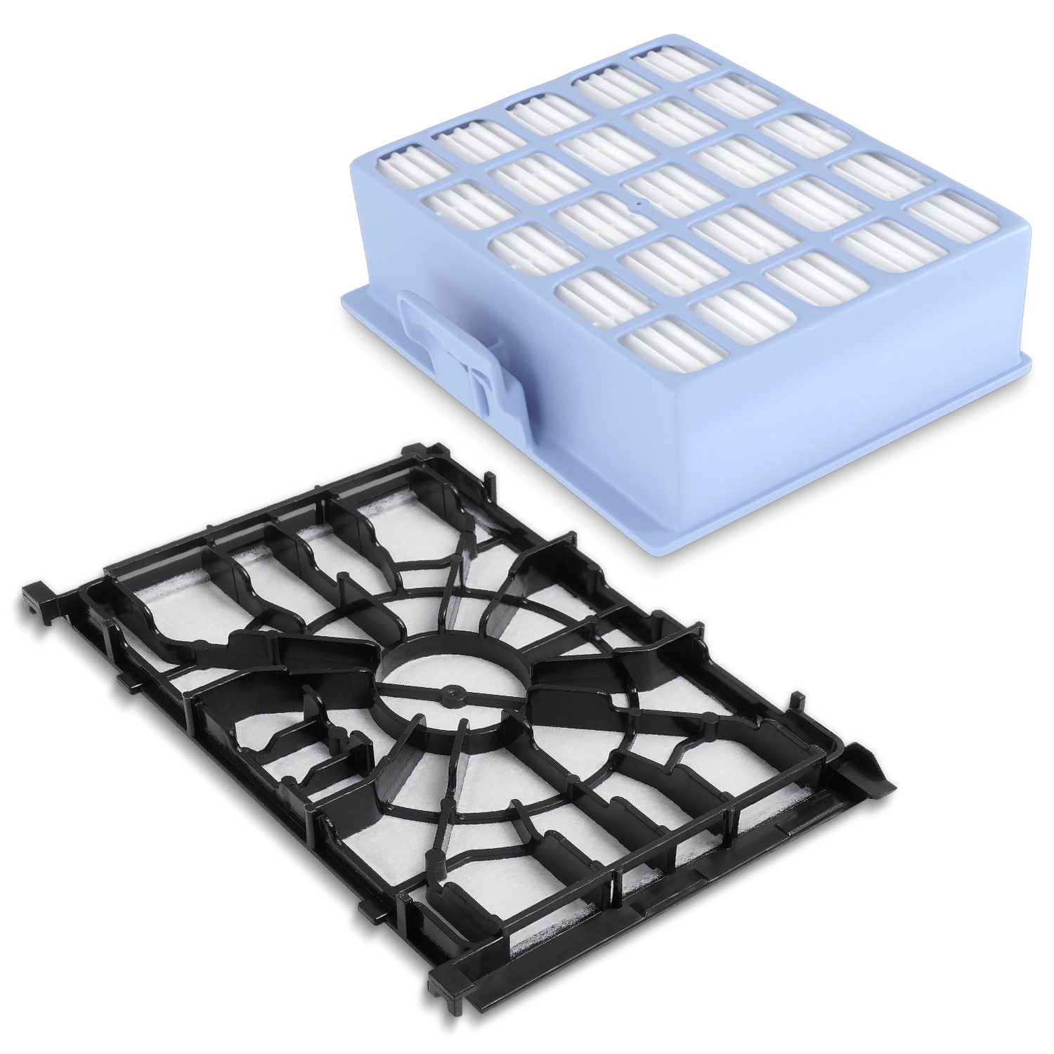 VIOKS Motorschutzfilter Set Vormotorfilter + HEPA-Filter Ersatz für BOSCH 00579421, für Staubsauger