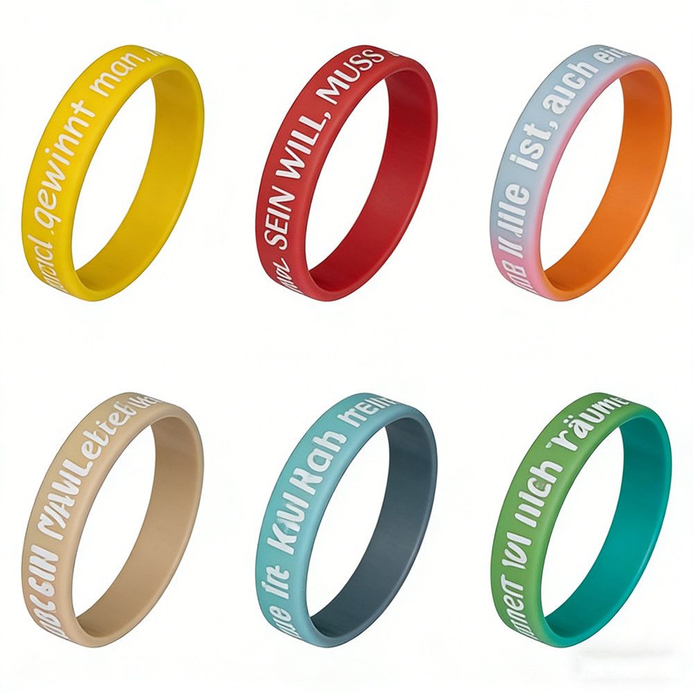 Zaewry Armband 36 Stück Motivationsarmbänder Kinder, Silikon Armband,Silikonarmbänder (36-tlg), kleine geschenke für kinder,Kindergeburtstags-Partybeutel für Te – Bild 4 von 5