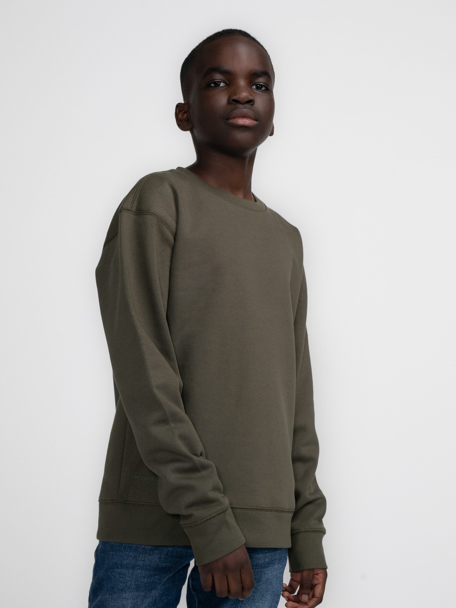 Sweatshirt Unifarbener Sweater StonyRiver