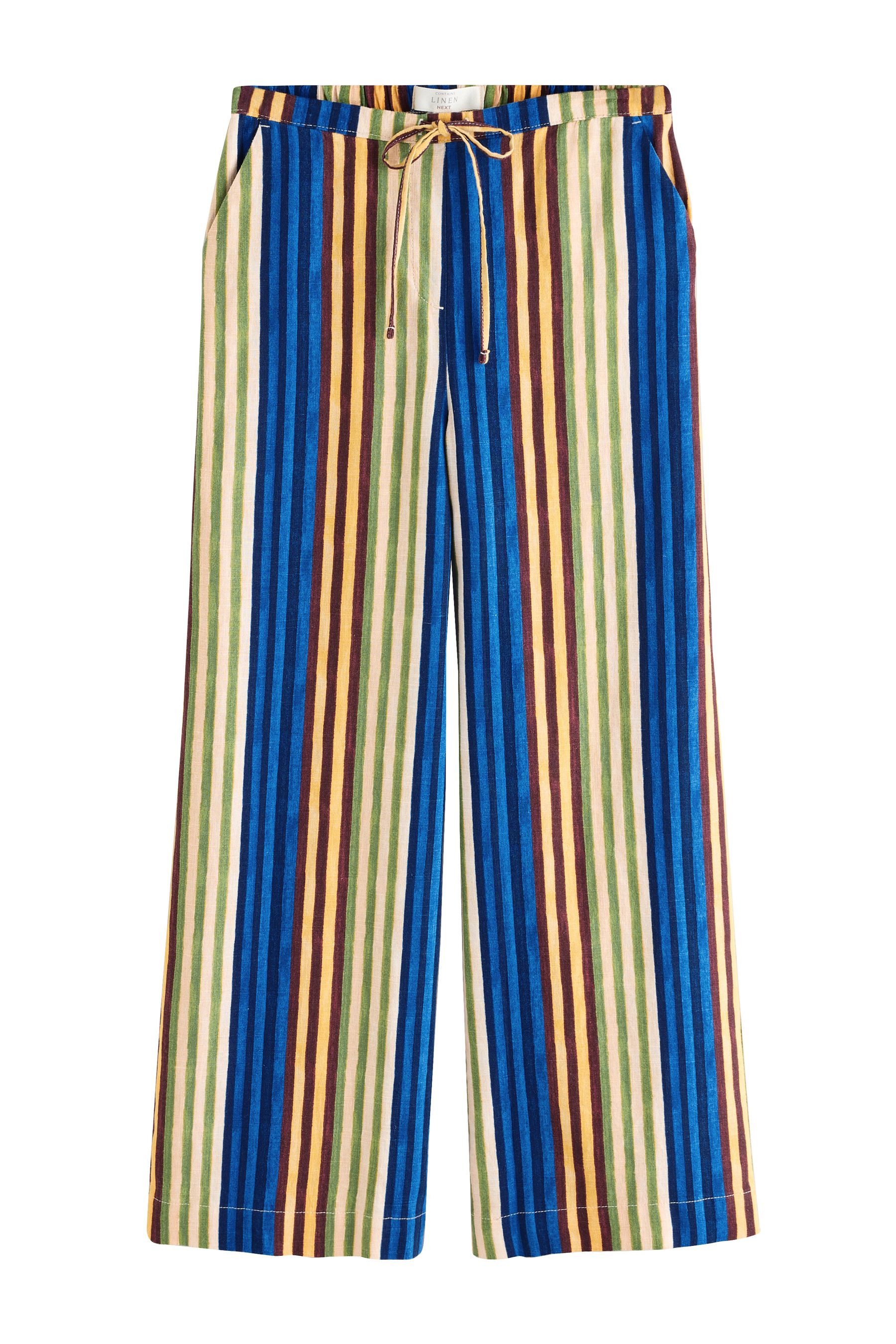 Next Stoffhose Hose aus Leinenmischung mit weitem Bein (1-tlg)