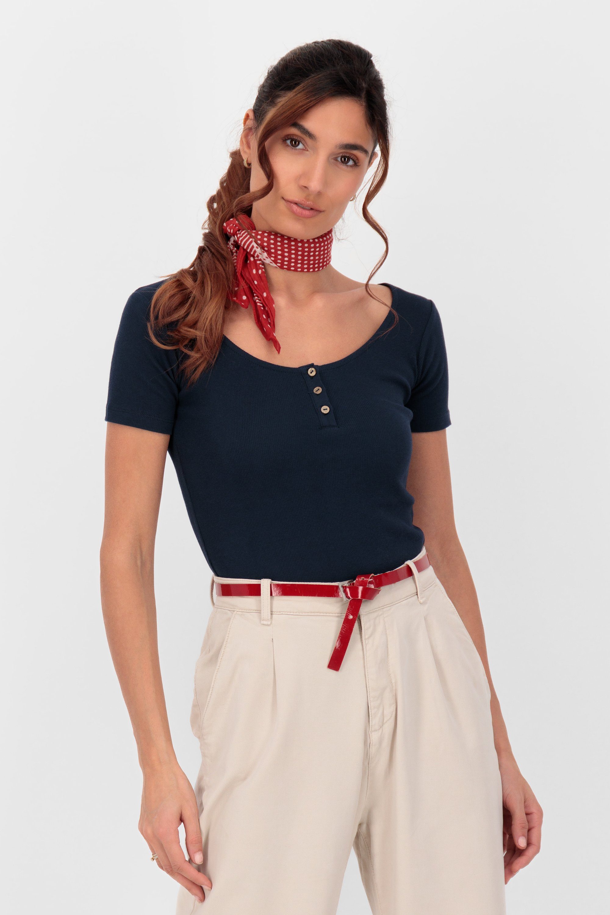 Alife & Kickin Rundhalsshirt Damen RosaAK A günstig online kaufen