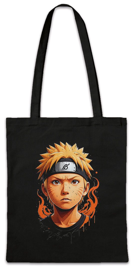 Beuteltasche Anime Ninja Portrait Stofftasche Shinobi System Naruto Dattebayo