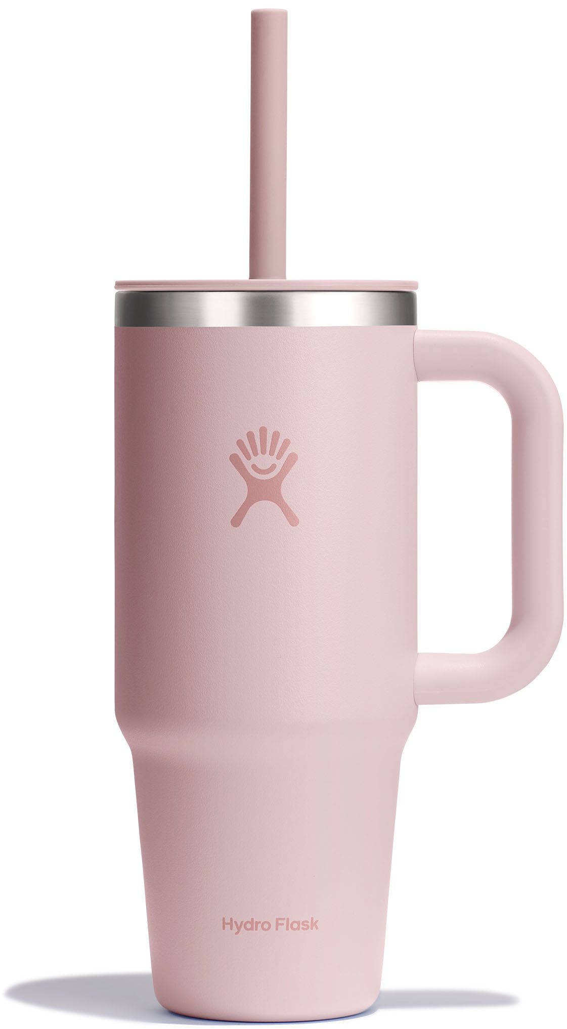 Hydro Flask Thermobecher All Around Travel Tumbler in den Größen 24 oz/ 32 oz / 40 oz, 1-tlg., Edelstahl, Thermo Cup mit Strohhalm, 709 ml/ 946 ml/ 1182 ml