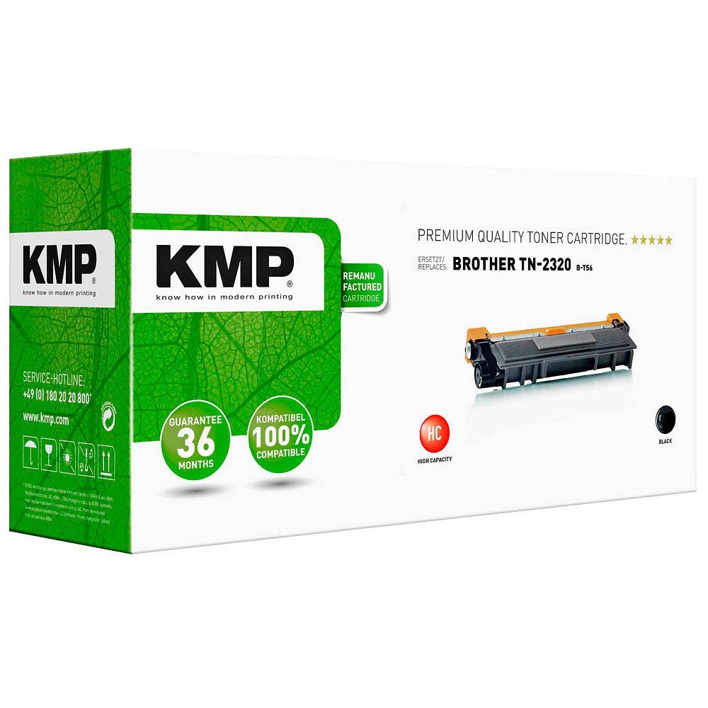 KMP Tonerkartusche 1 Toner B-T56 ERSETZT Brother TN-2320 - black, (1-St)