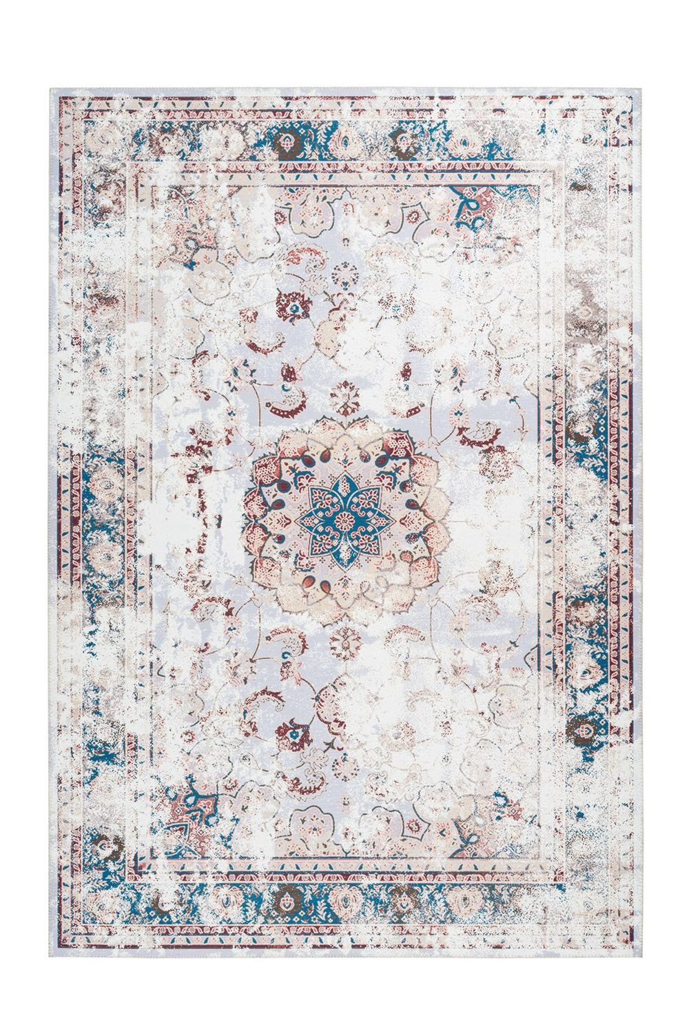 Teppich Boss Teppich Flachgewebe Teppich Greta 225 - Multi / Braun, rechteckig, Höhe: 6 mm