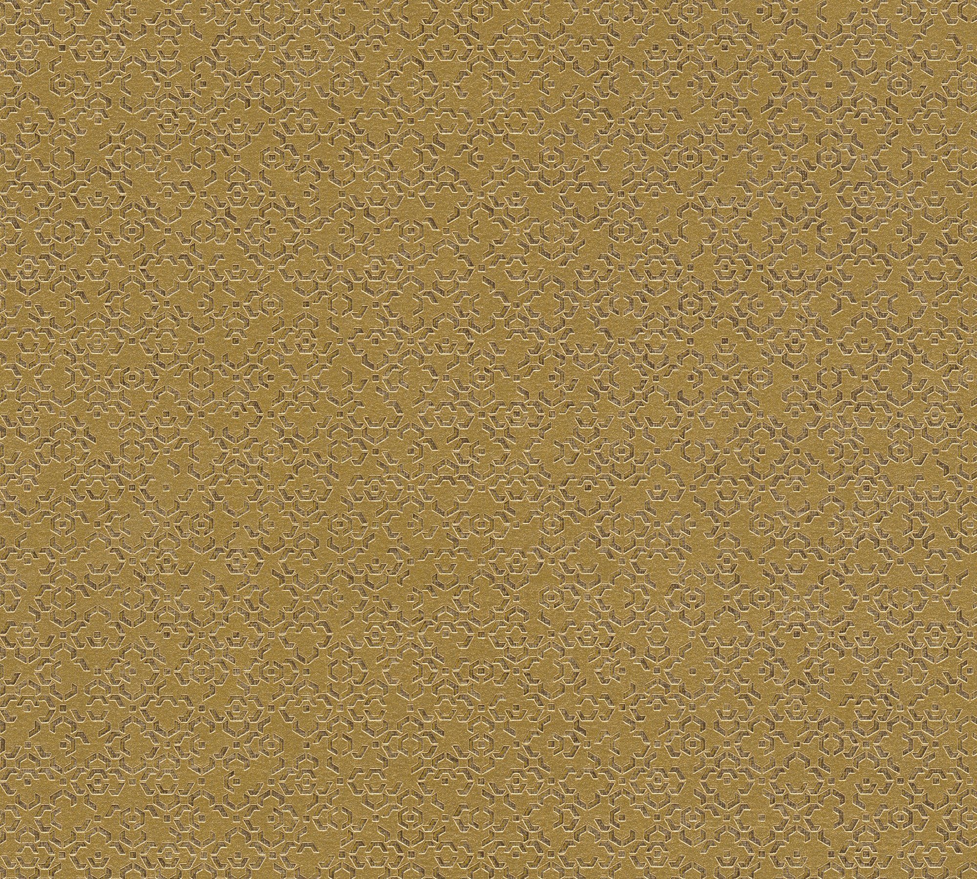 living walls Vliestapete Metropolitan Stories, Said Marrakesch, leicht strukturiert, asiatisch, orientalisch, Orientalische Tapete Geometrisch Metallic Обои Wohnzimmer modern