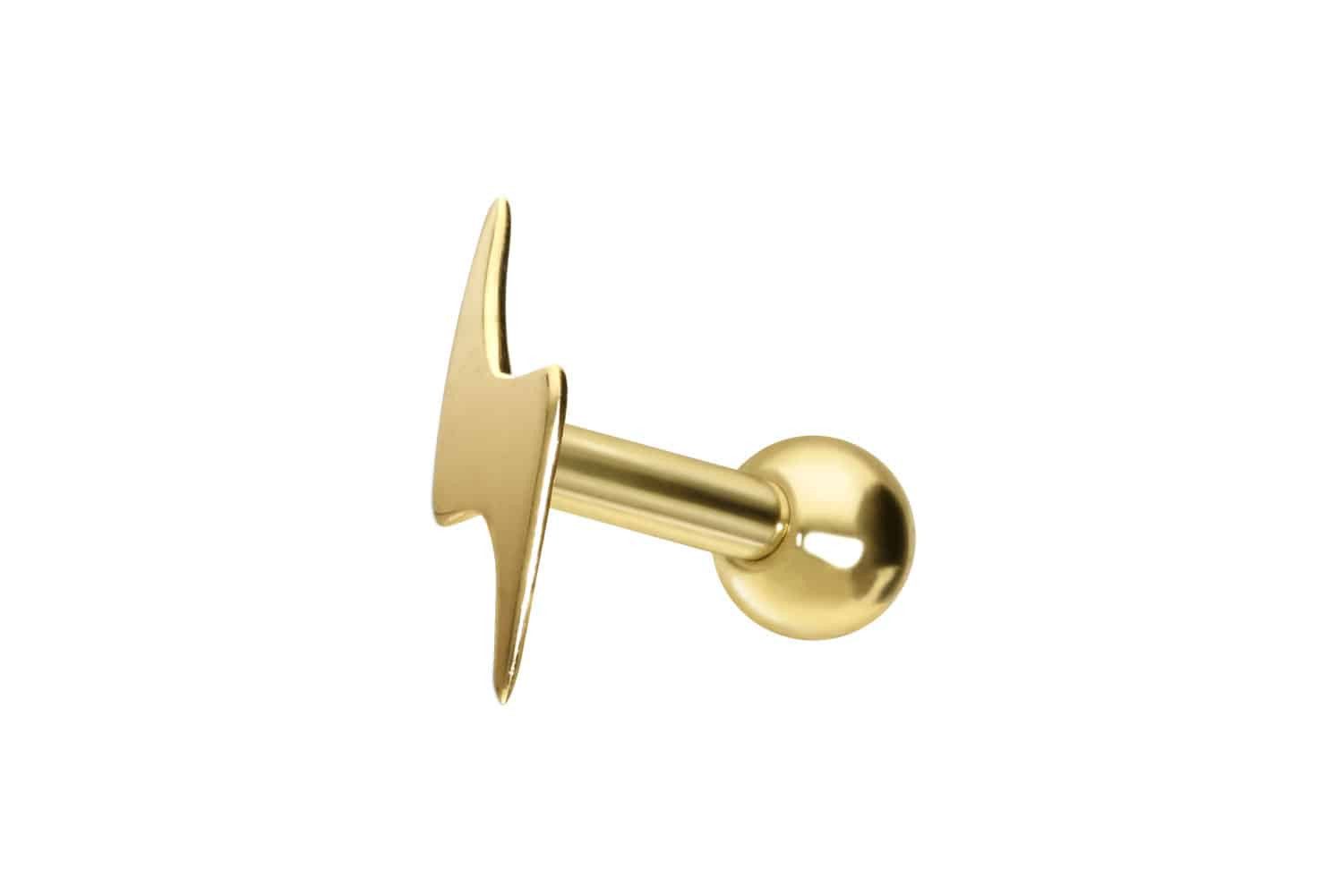 Piercing-Set 14/18 Karat Gold Ohrpiercing BLITZ
