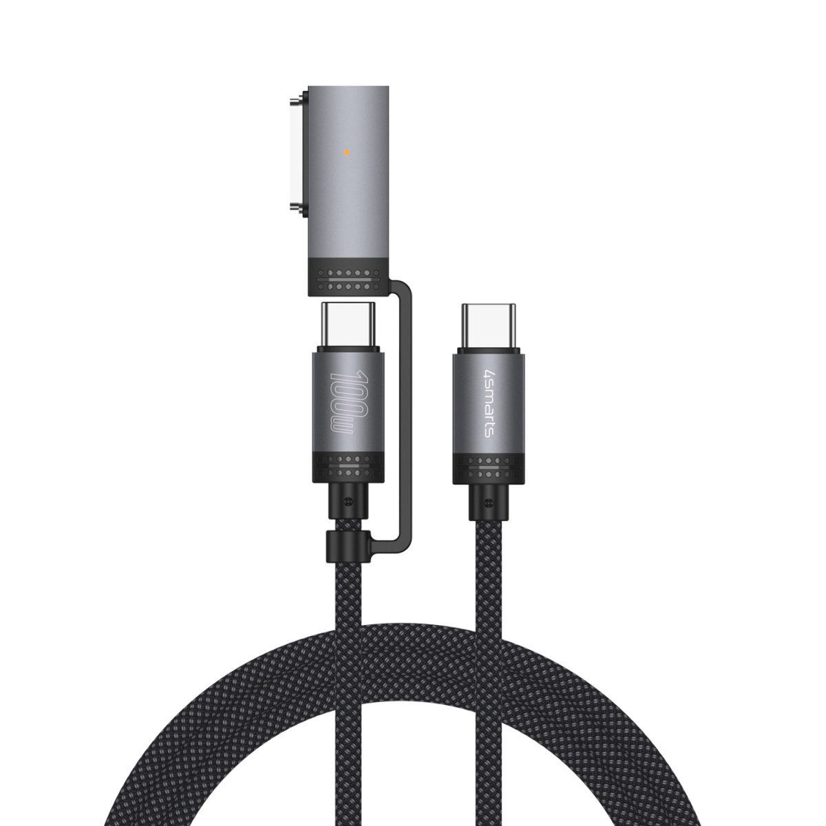 4smarts MagSafe 3 Adapter und USB-C Kabel ComboCord 100W 2m USB-Kabel, USB-C
