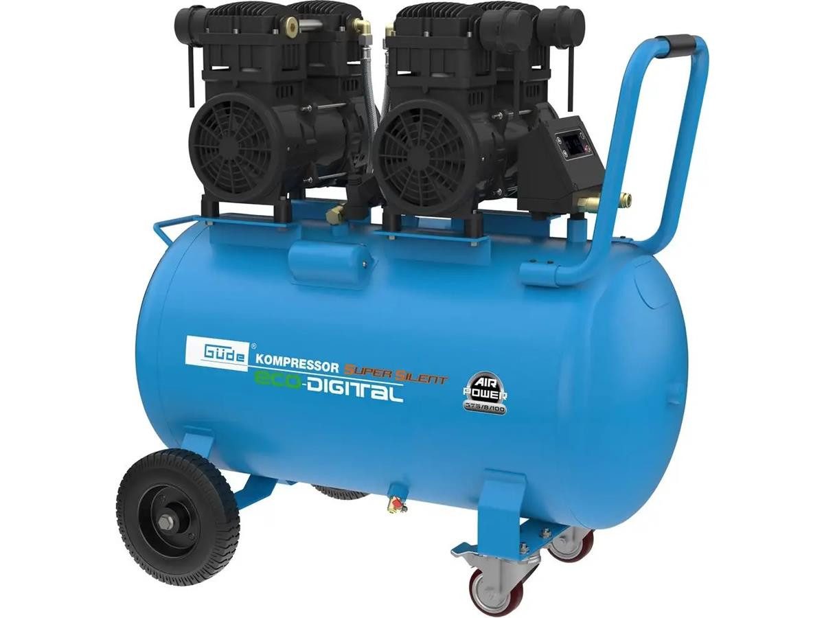 Güde Kompressor Airpower 375/8/100 ED-SILENT, max. 8 bar, 100 l, 8 bar max. Betriebsdruck, hochwertiger 100 l Kessel