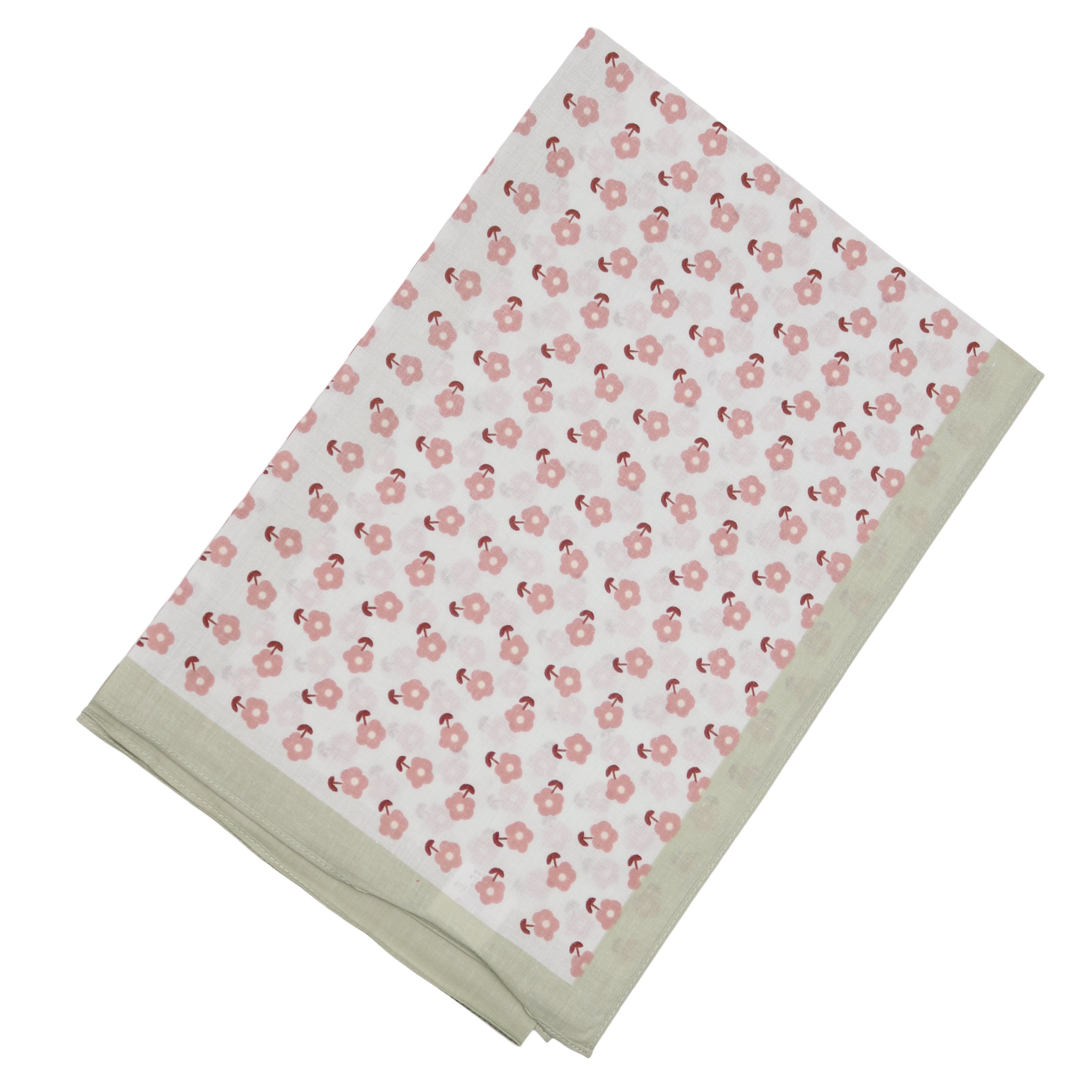 MIRROSI Nickituch Dreicktuch ca. 65 × 65 cm, feine Gewebe aus 100% Baumwolle, Damen Halstuch ideal für Frühling, Sommer oder Herbst