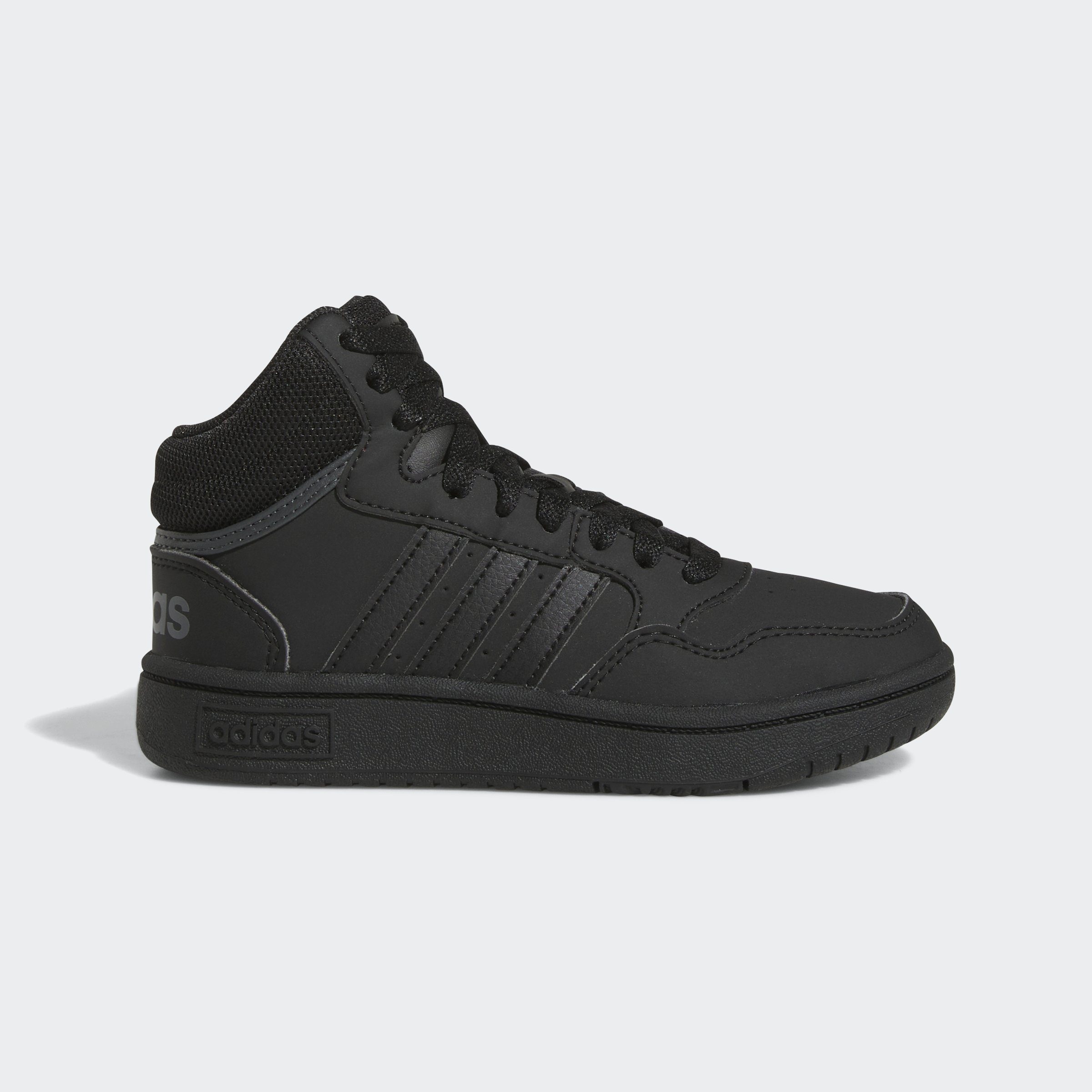 adidas Sportswear HOOPS MID Sneaker schwarz-schwarz