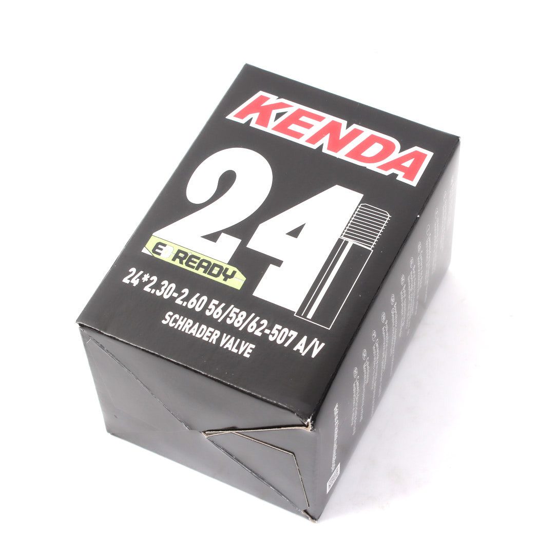 KHEbikes Fahrradschlauch KENDA Schlauch 24 x 2,3–2,6 Zoll AV – stabil & pannensicher, 24", (1-St), hochwertige BUTYL Gummimischung