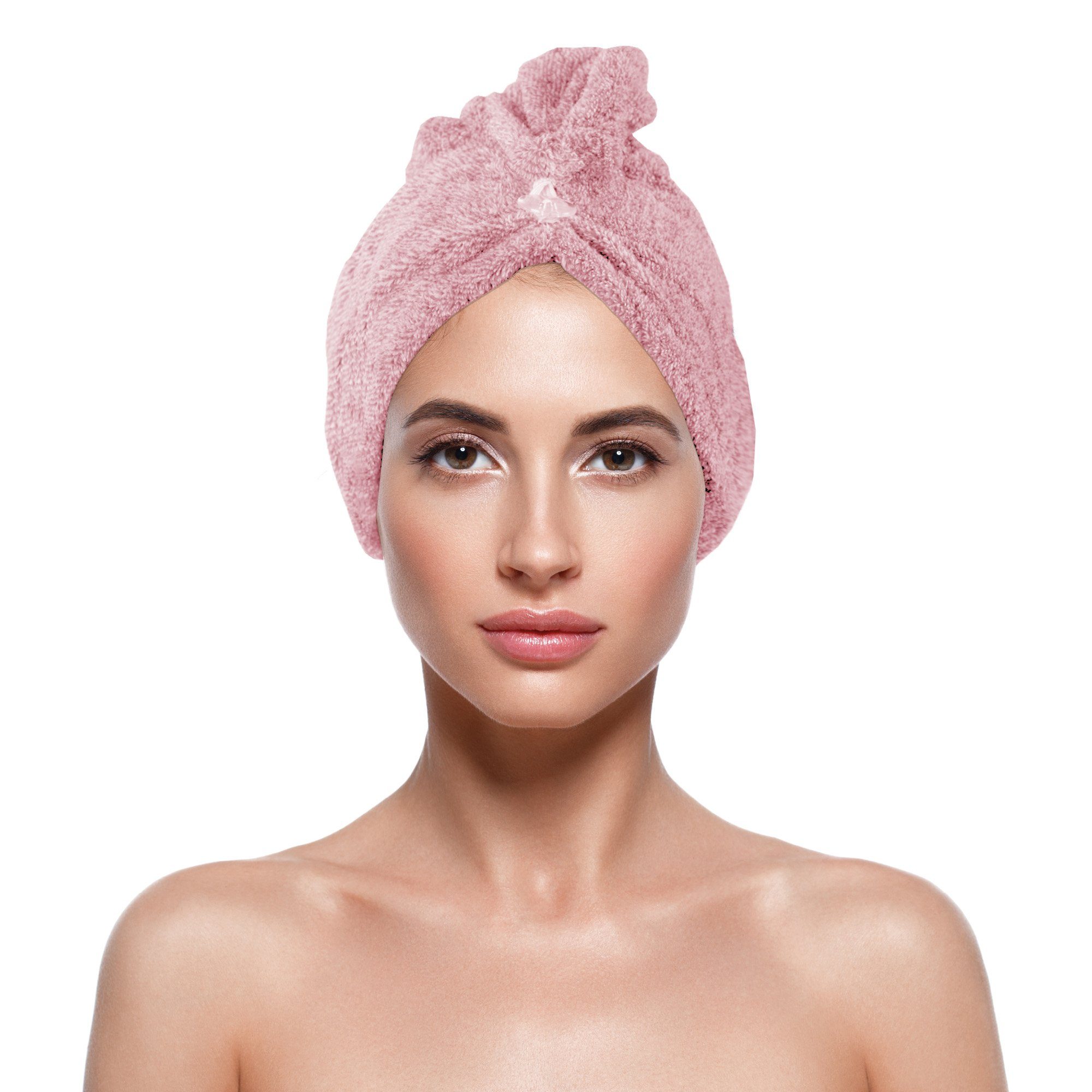 Bestlivings Saunatuch Haarturban (One Size) 25x65cm, Handtuch Haare Turban Haarhandtuch Schnelltrocknend