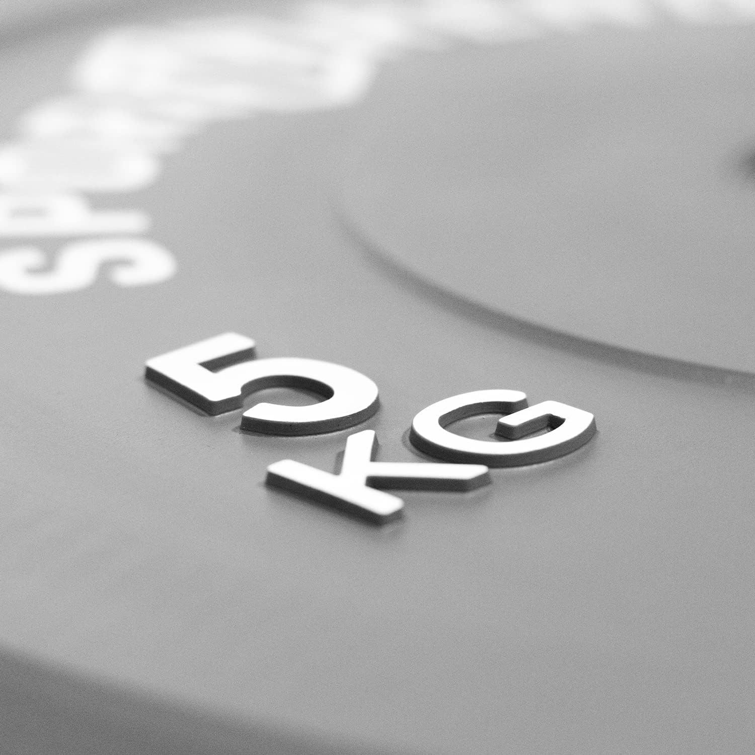 Sporttrend 24 Hantelscheiben Bumper Plate 2 x 5kg Gewichtsscheibe, Aufnahme