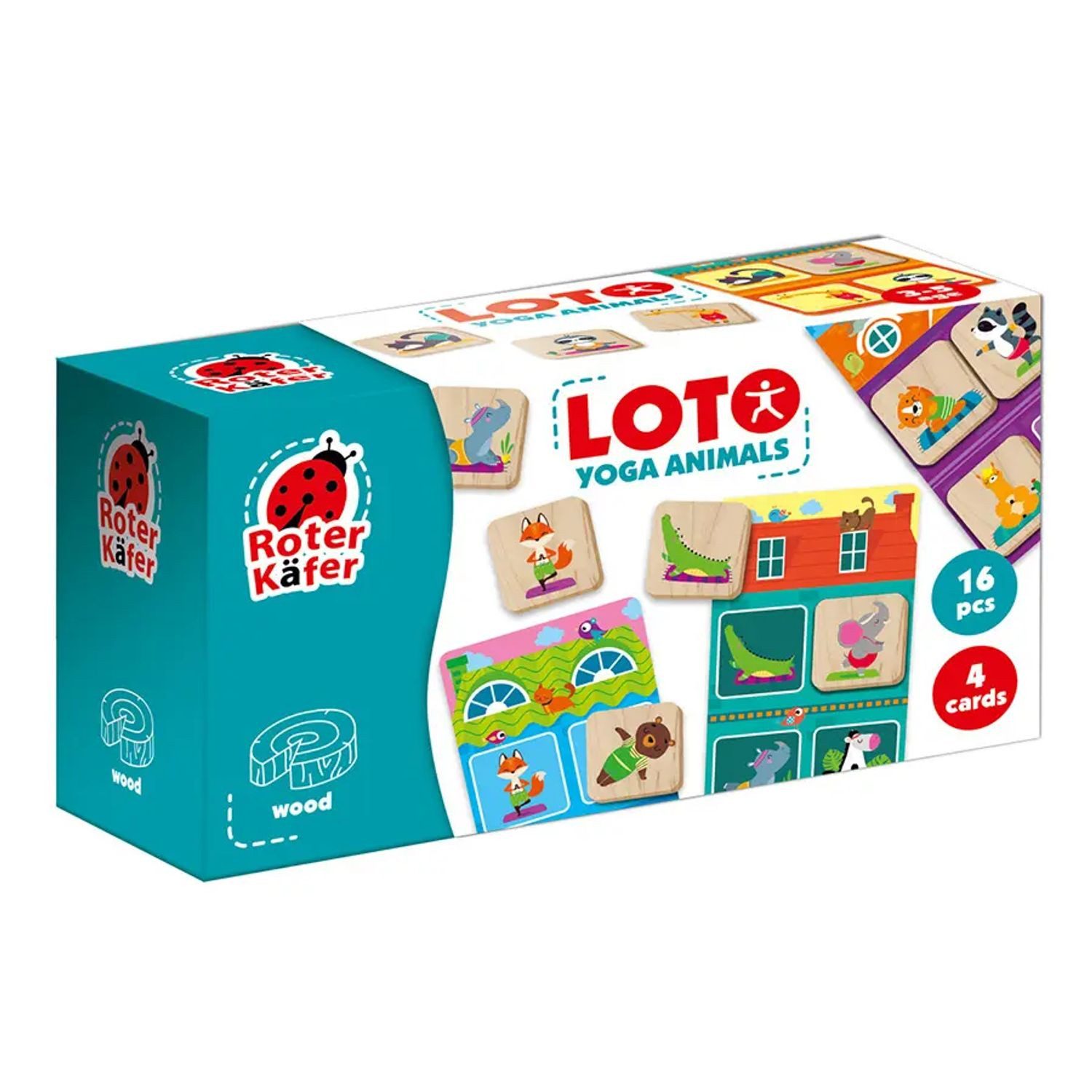 Käfer Spiel Lernspiel Lotto Yoga Tiere