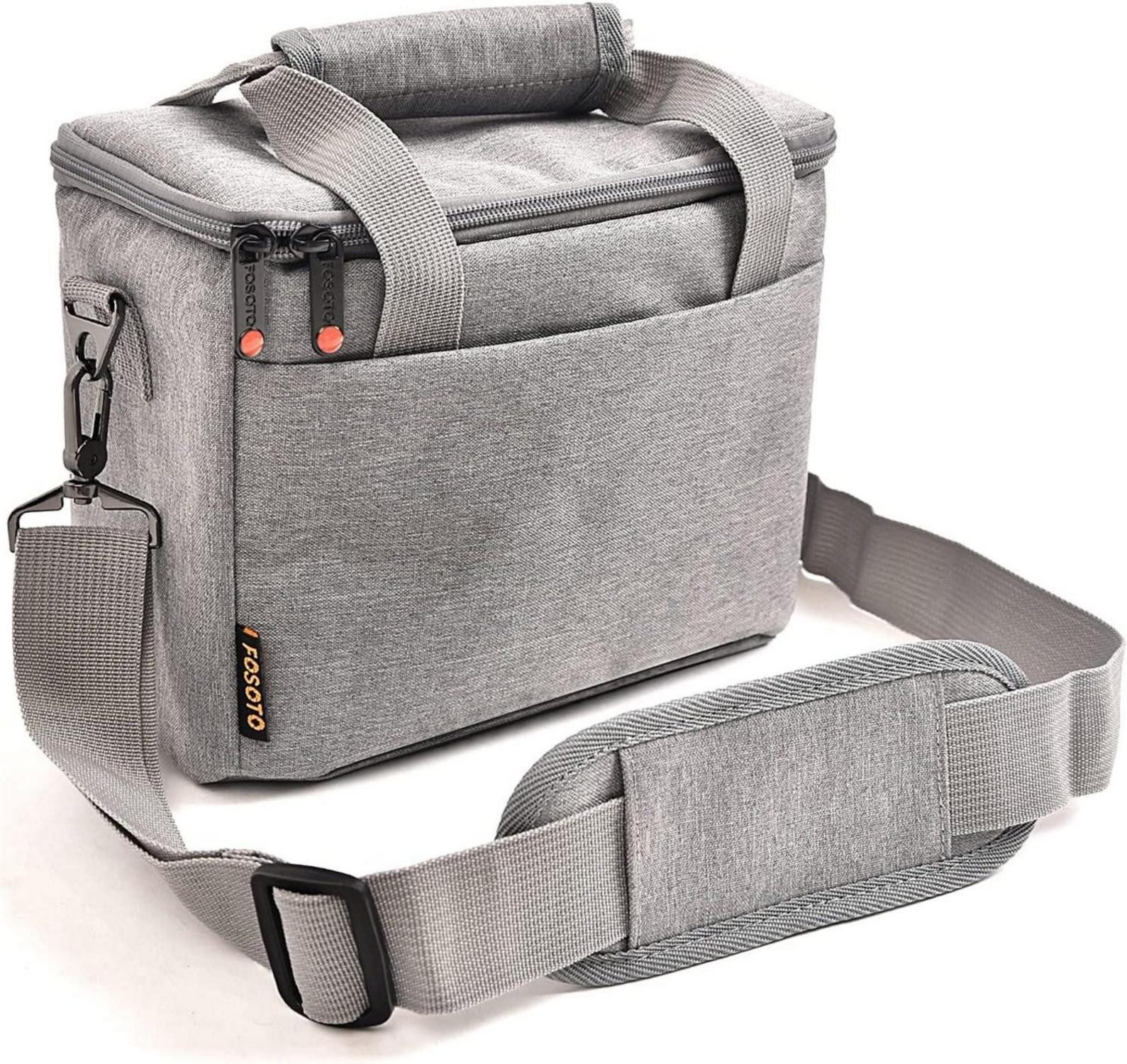 Kameratasche DSLR Kameratasche Grau für Spiegelreflexkameras und Zubehör mit