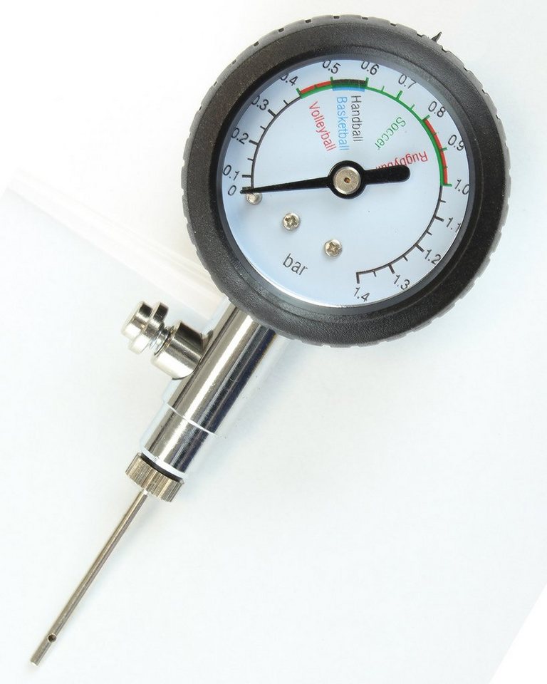 SPORTIKEL24 Luftdruckmessgerät Luftdruckmesser für alle Bälle
