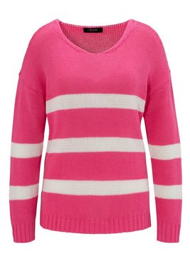 Aniston CASUAL Strickpullover im trendigen Streifen-Dessin - NEUE KOLLEKTION